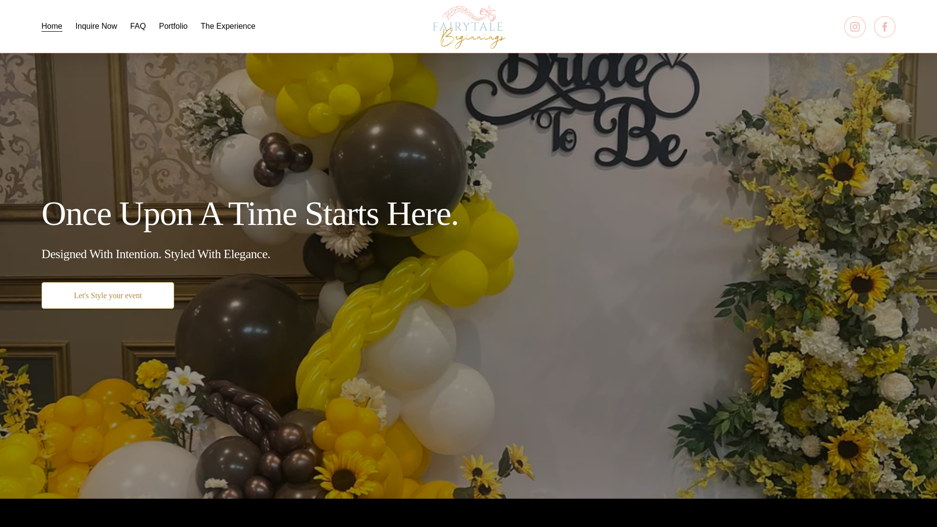 website screenshot of https://ftbdecor.com/