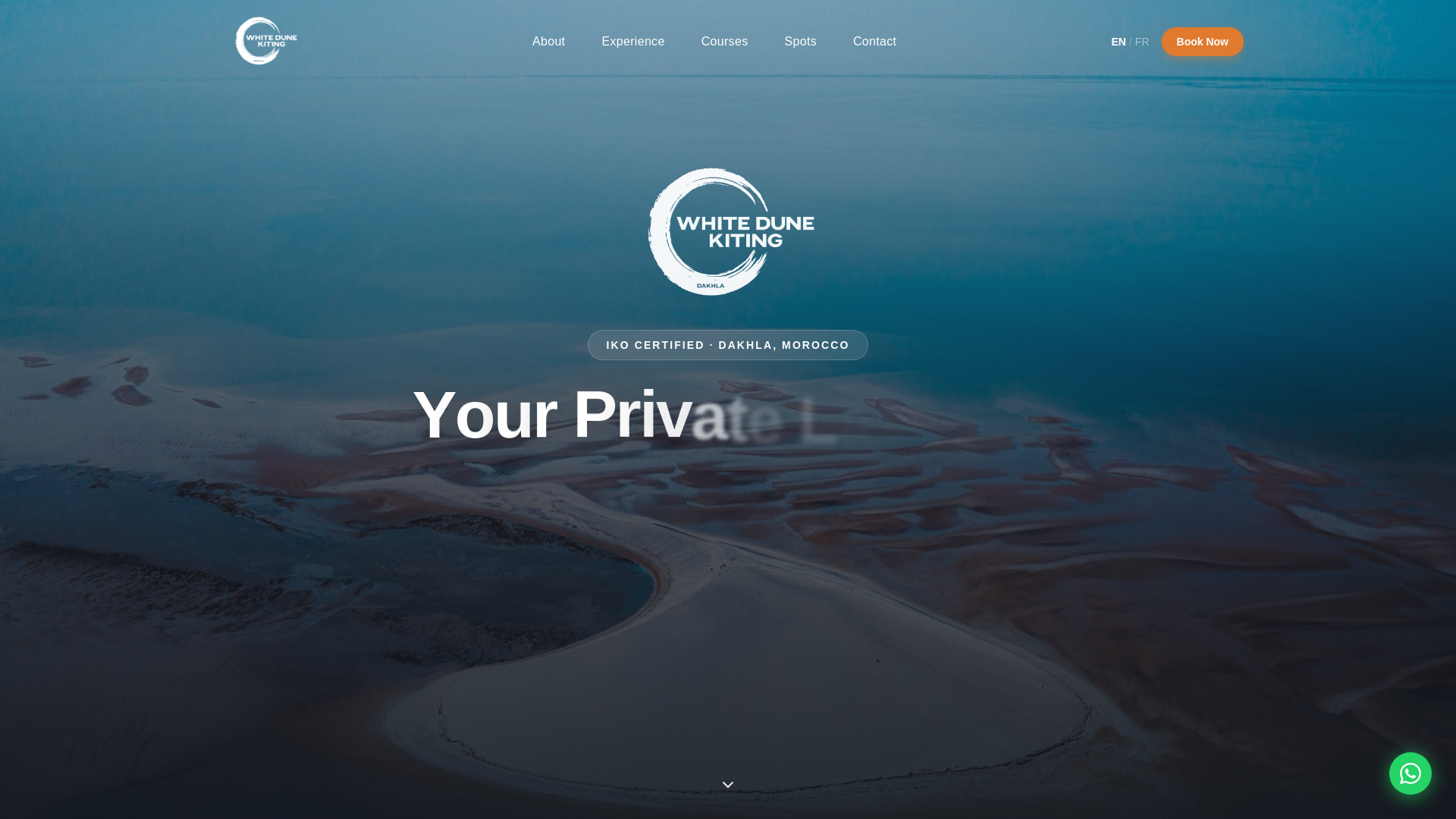 website screenshot of https://whitedunekiting.pages.dev/