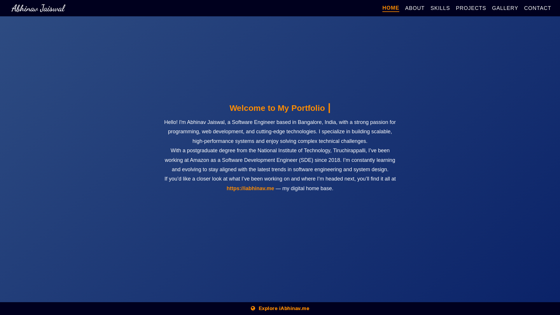 website screenshot of https://av9abhinav.pages.dev/