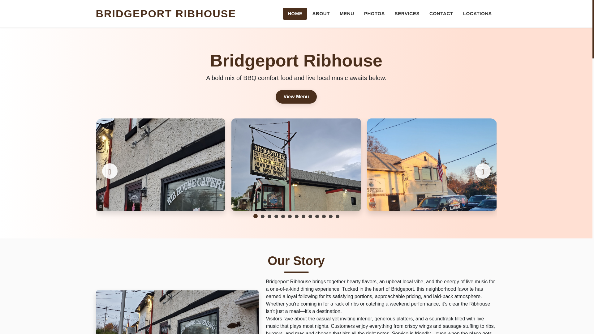 website screenshot of https://bridgeport-ribhouse-site.pages.dev/