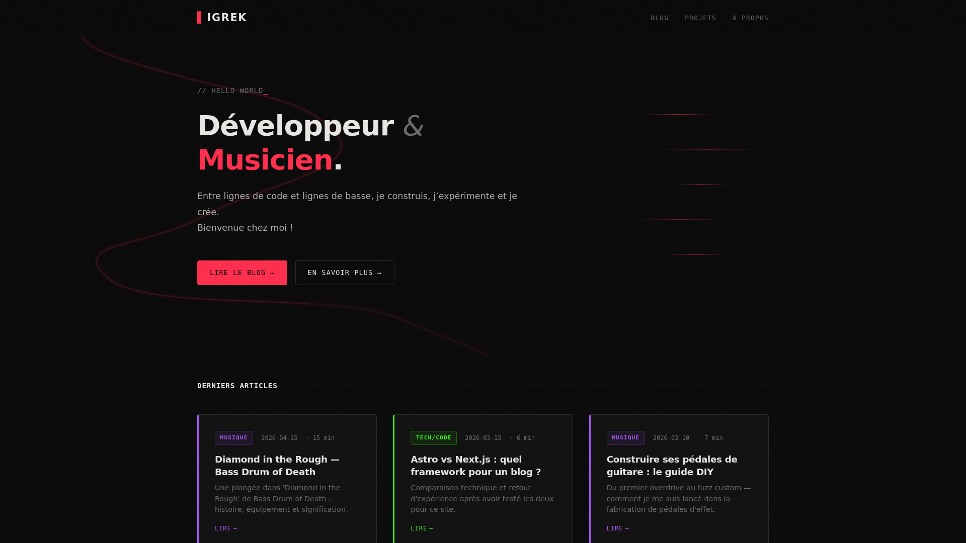 website screenshot of https://yvanndublanc.fr/