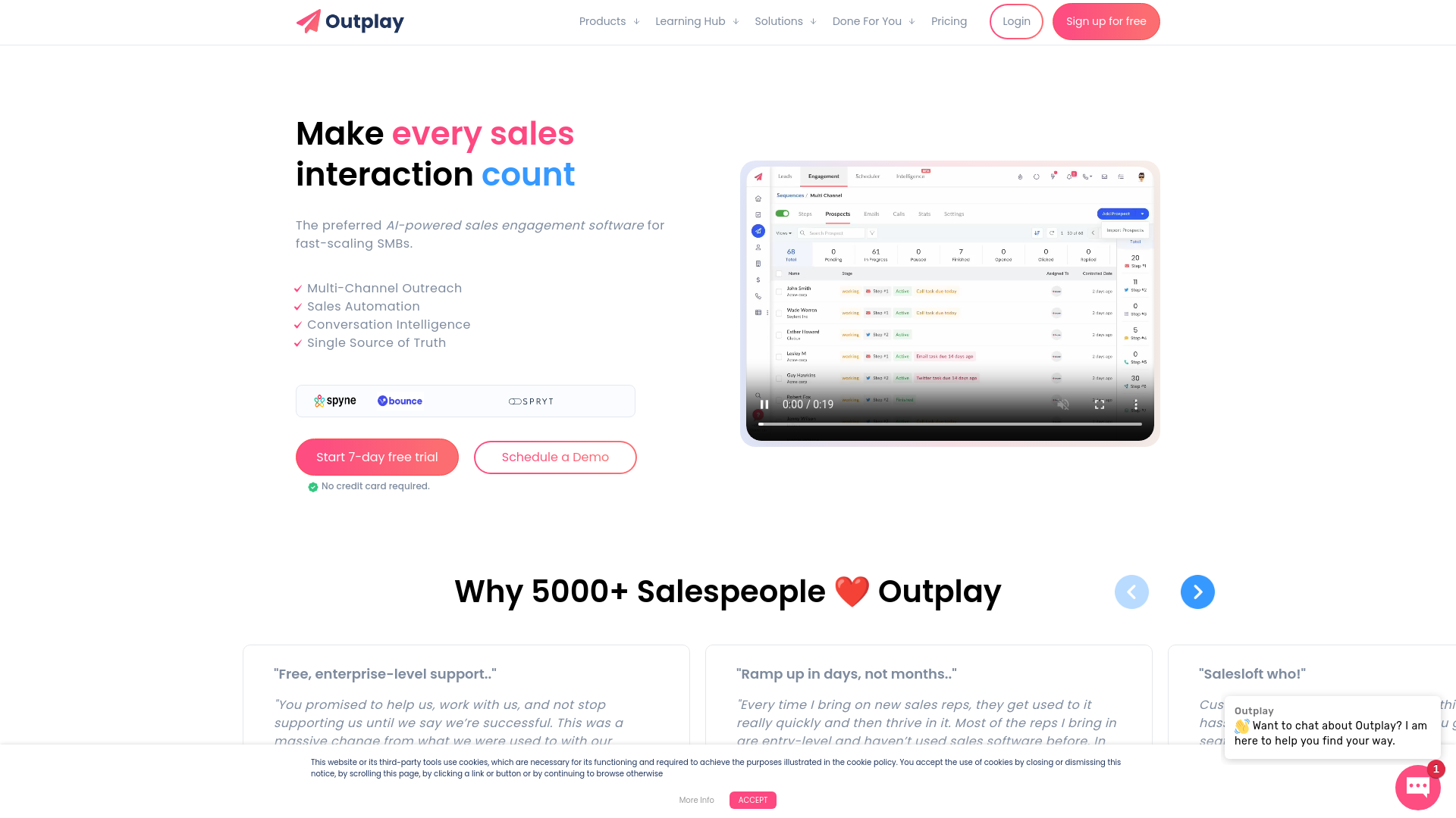 website screenshot of https://outplayreach.com/