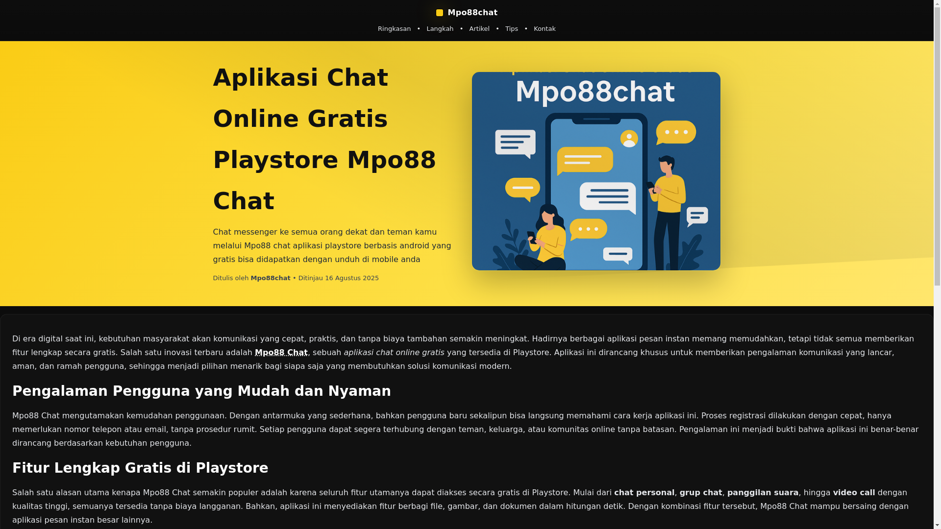 website screenshot of https://mpo88chat-jjhgu86.pages.dev/