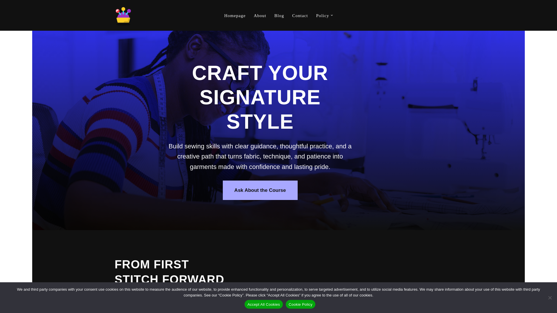 website screenshot of https://sewgarmentpro.com/