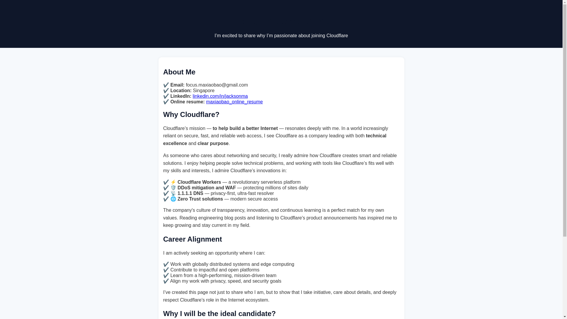 website screenshot of https://cloudflare-maxiaobao.com