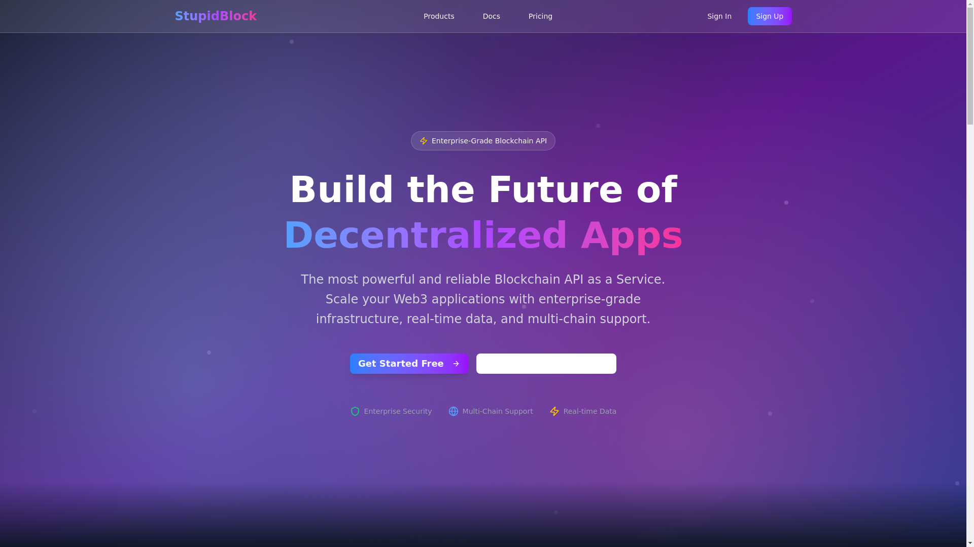 website screenshot of https://stupid-block-repo.pages.dev/
