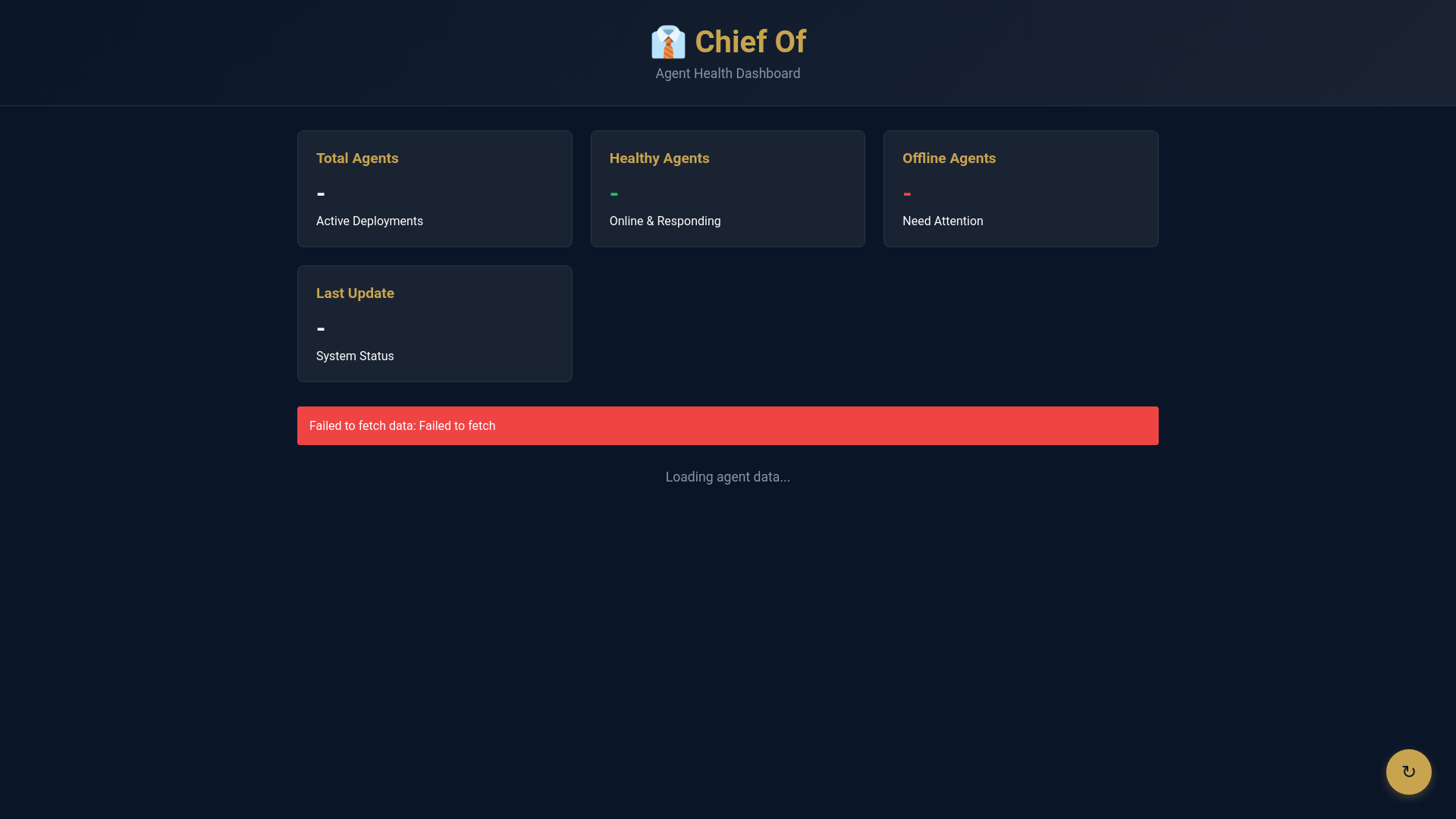 website screenshot of https://chief-health-dashboard.pages.dev/