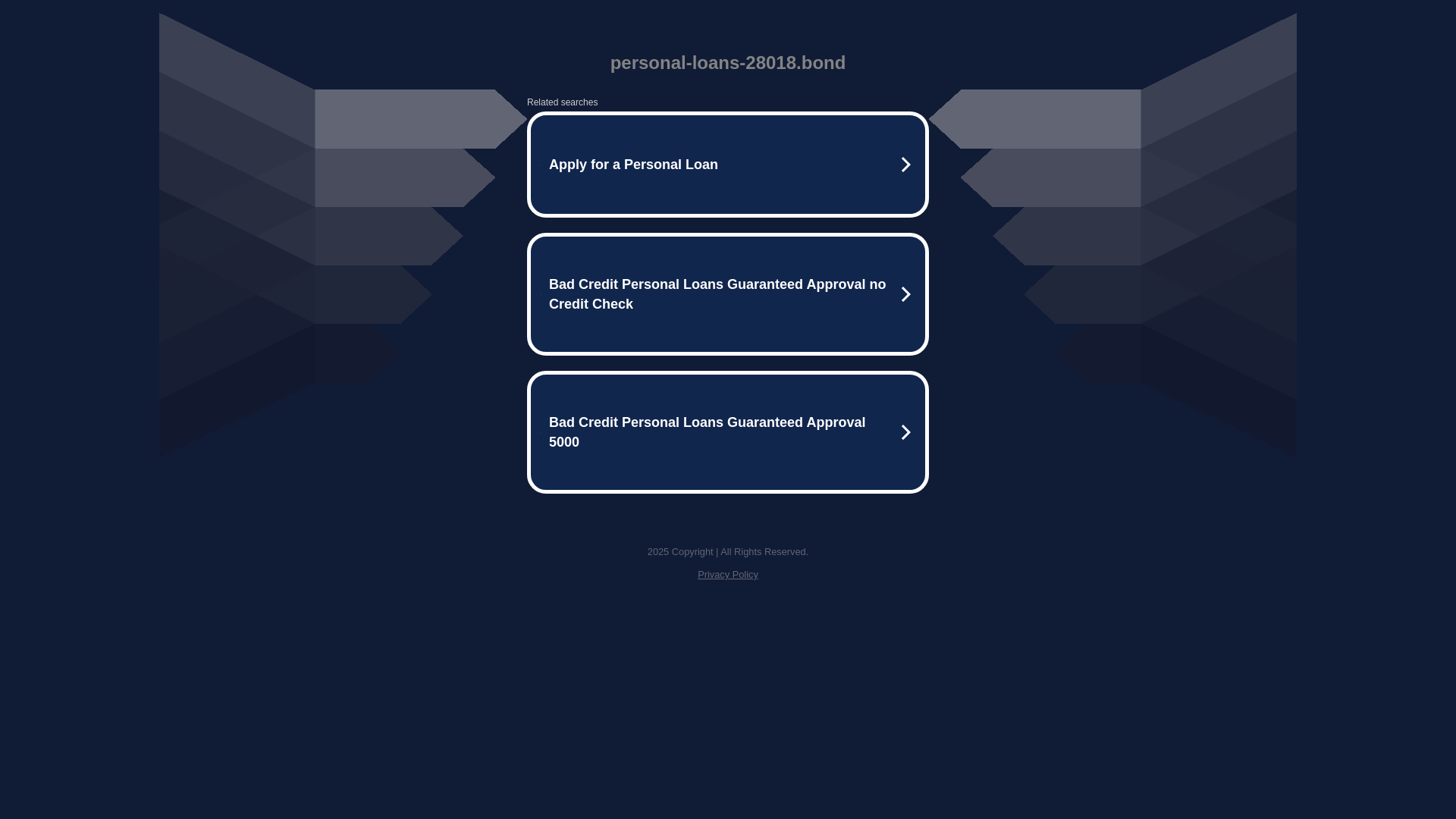 website screenshot of https://personal-loans-28018.bond/