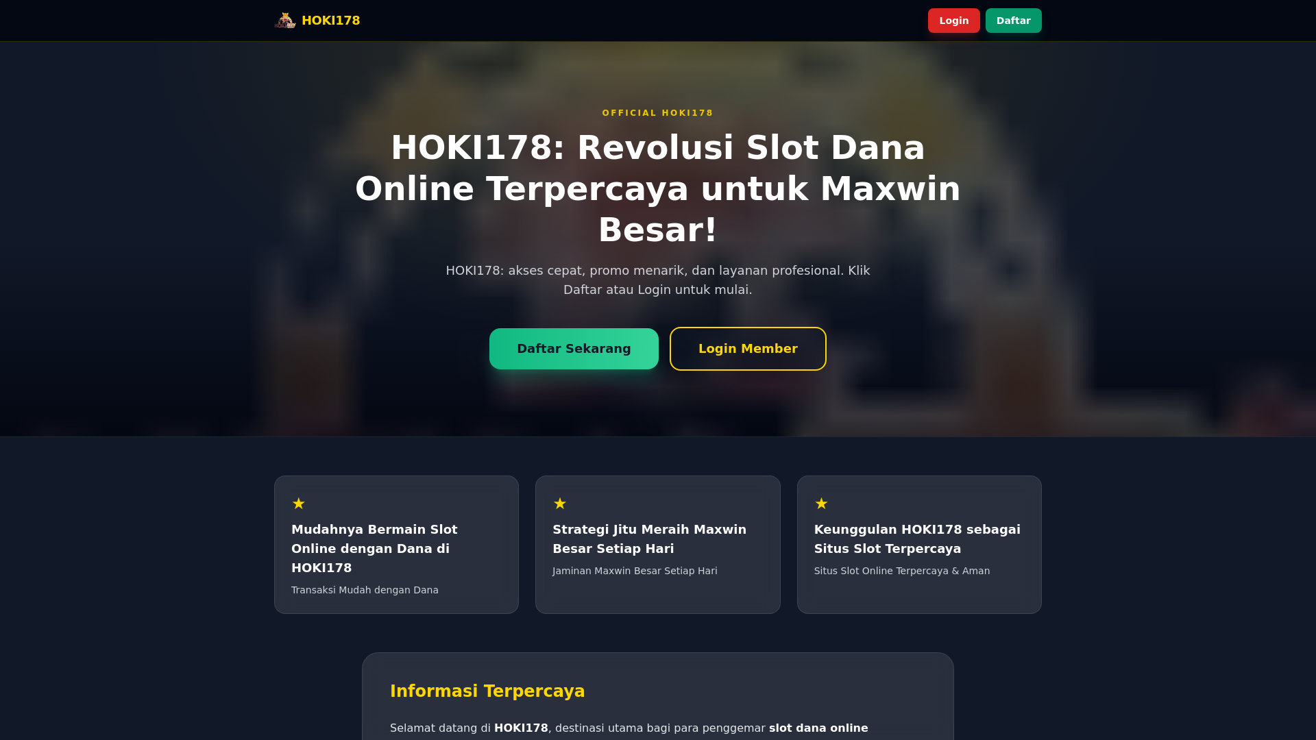website screenshot of https://hoki178-revolusi-slot.pages.dev/