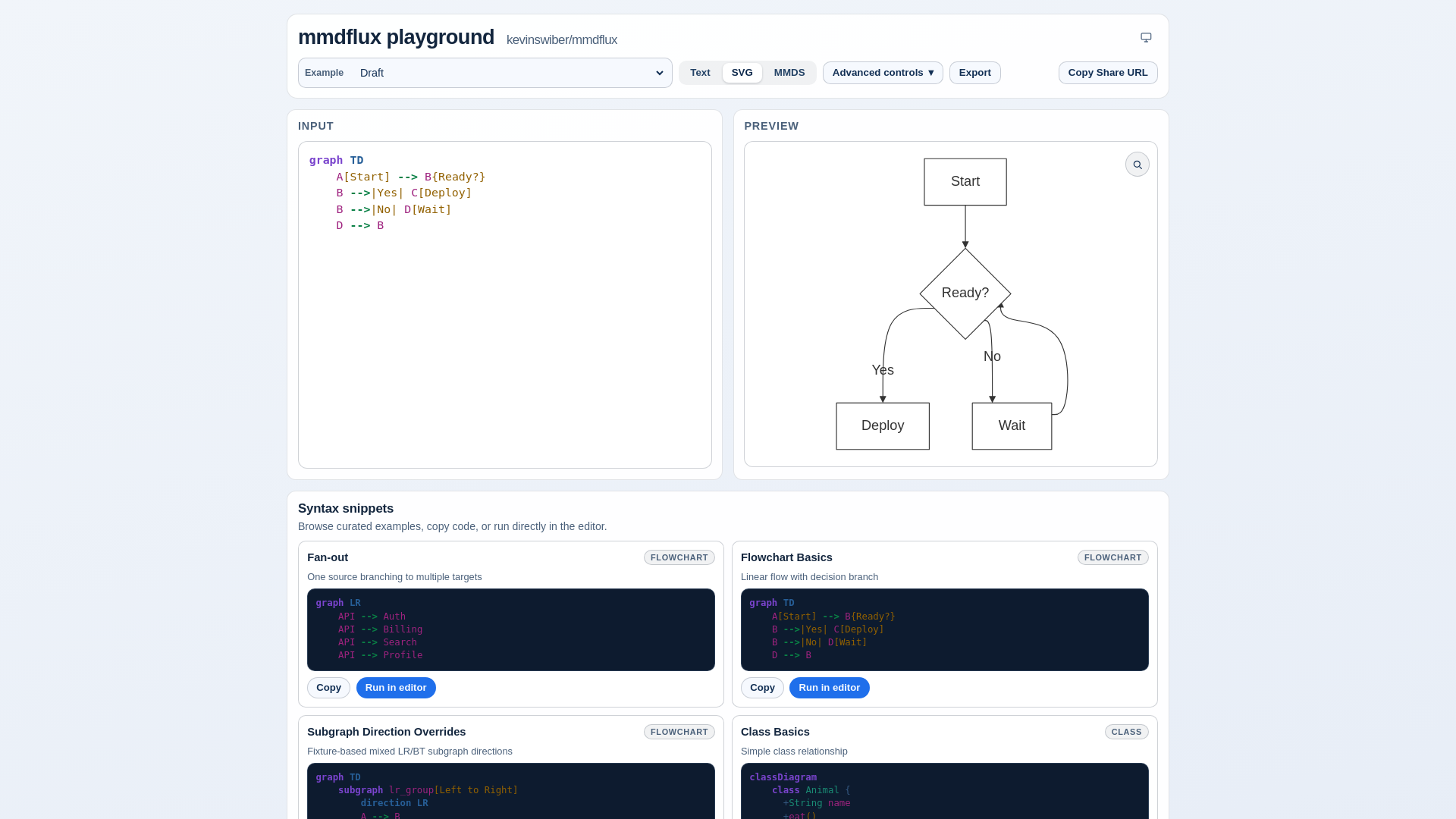 website screenshot of https://mmdflux-play.pages.dev/