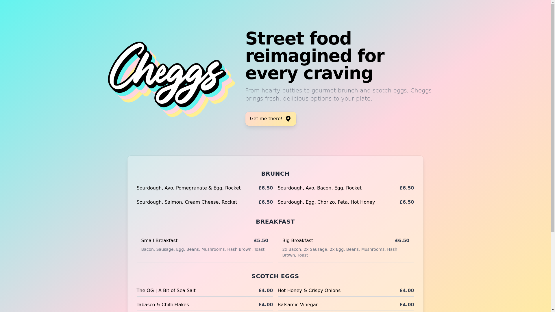 website screenshot of https://cheggs.pages.dev/