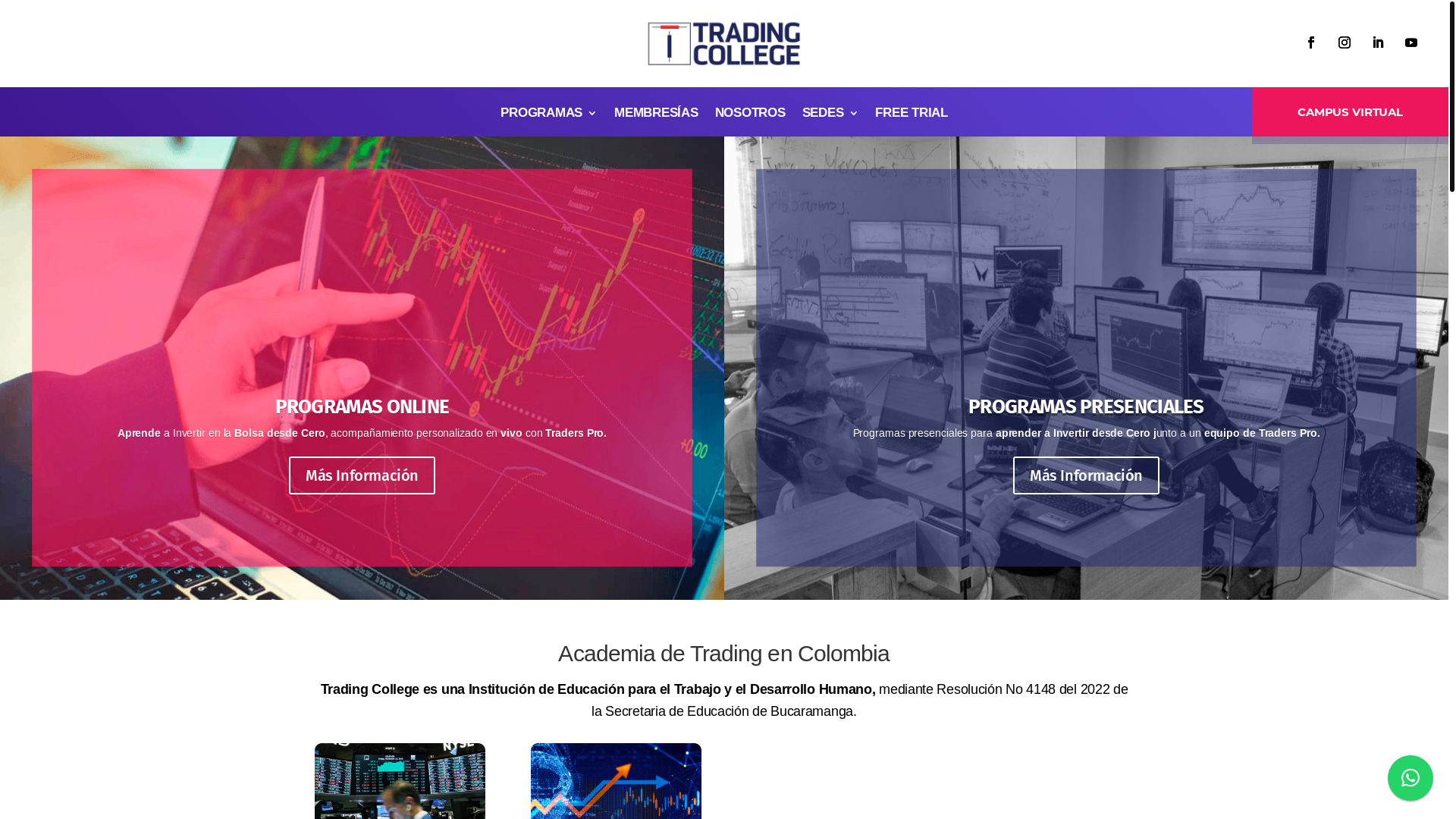 website screenshot of https://capitalestrategicoencolombia.com/