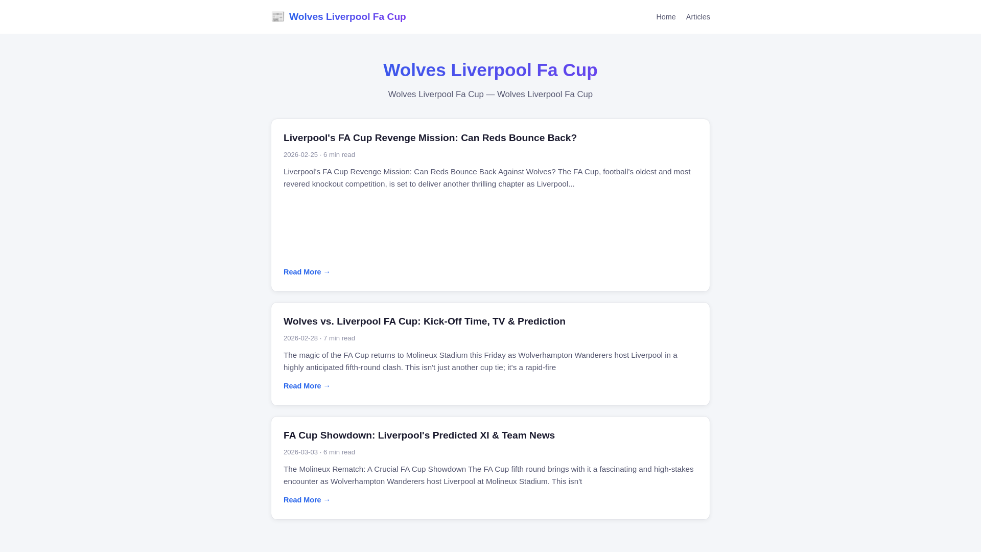 website screenshot of https://wolves-liverpool-fa-cup.pages.dev/