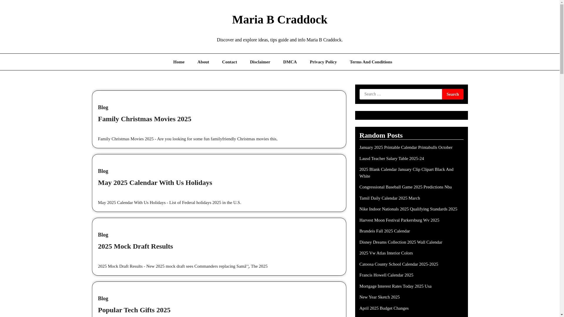 website screenshot of https://mariabcraddockd.pages.dev/