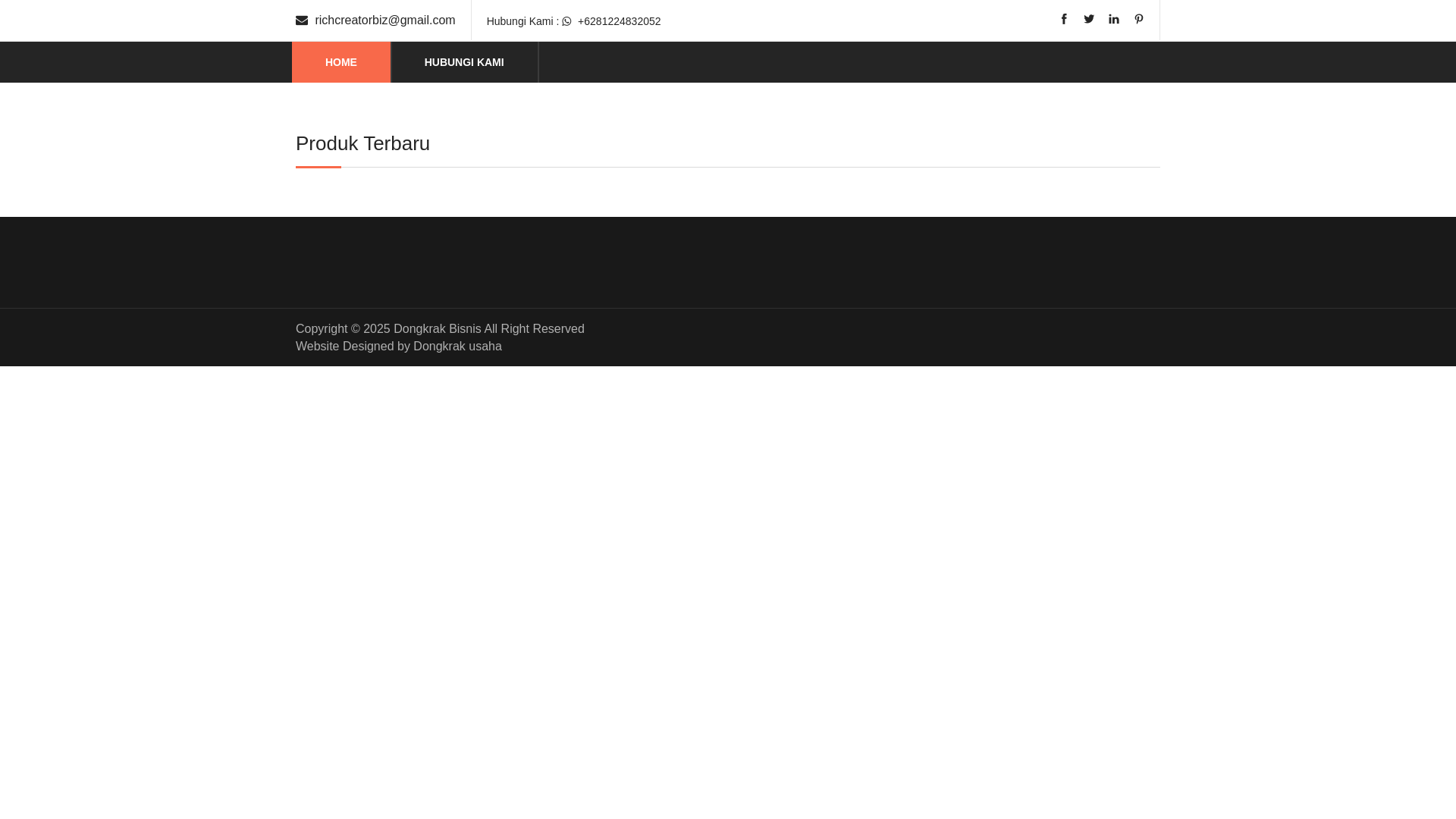 website screenshot of https://klikbandung.biz.id/