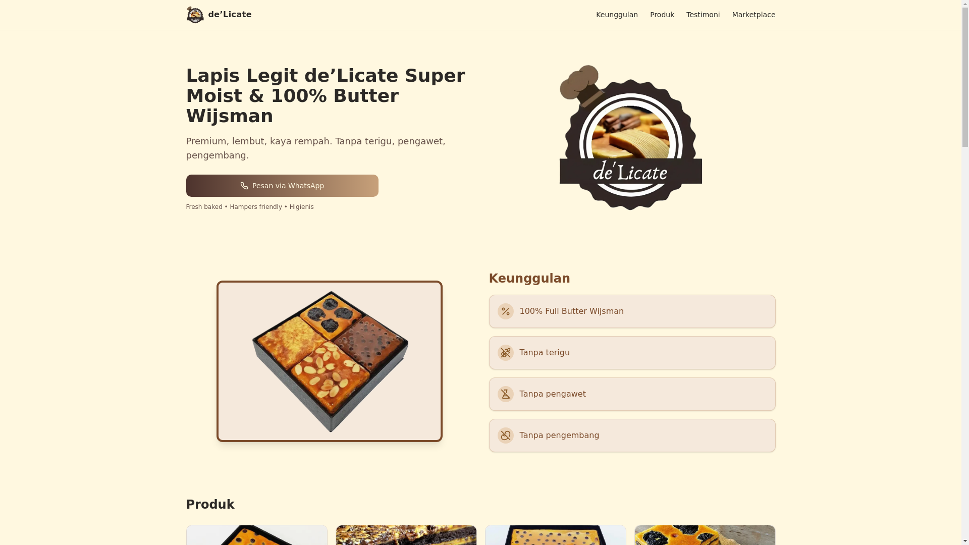 website screenshot of https://lapislegitdelicate.com/