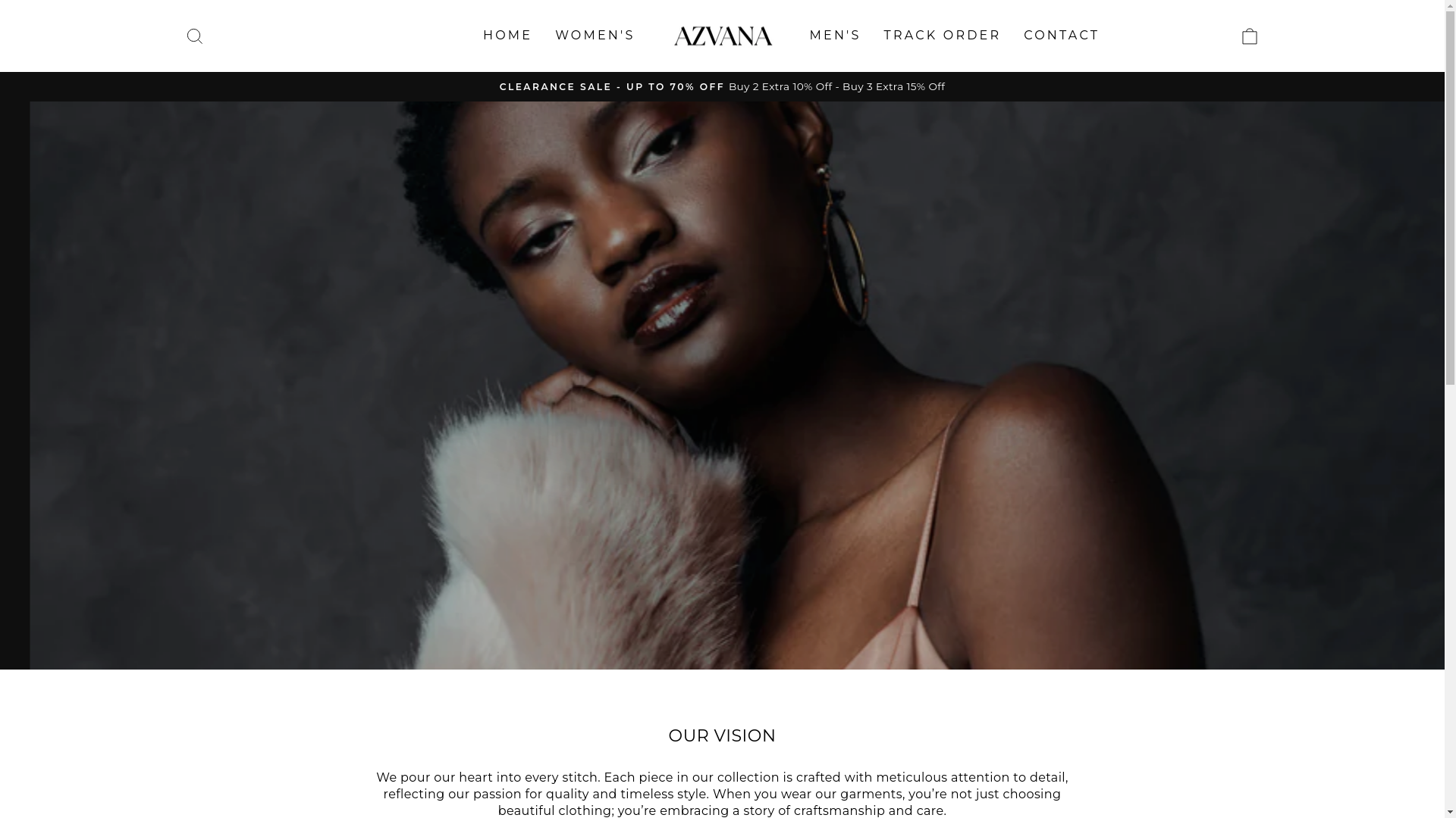 website screenshot of https://azvana-sydney.com/