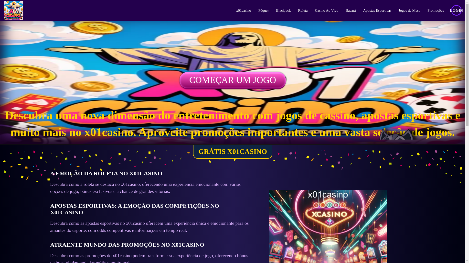 website screenshot of https://x01casinox01.com/