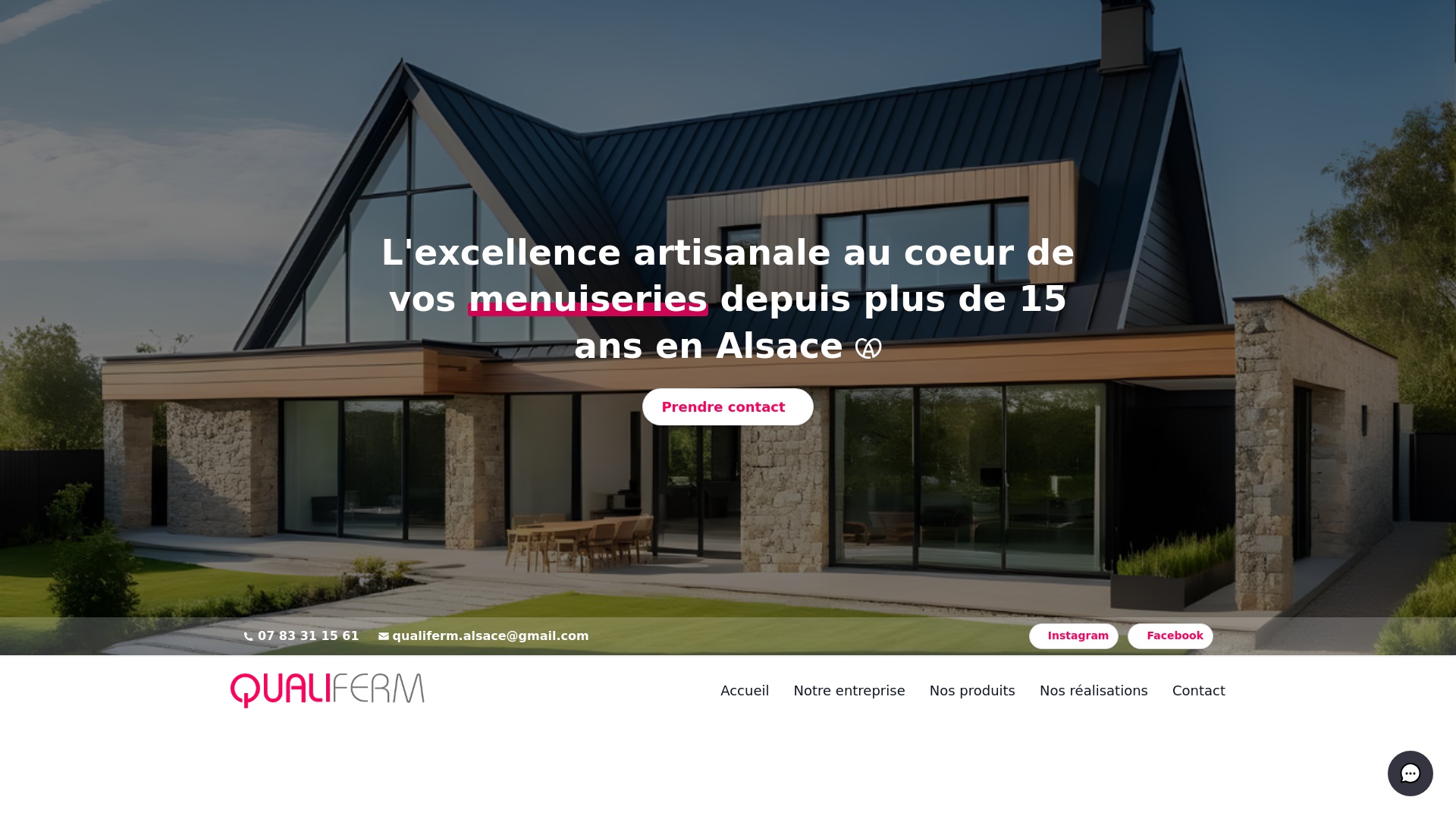 website screenshot of https://qualiferm-alsace.fr/