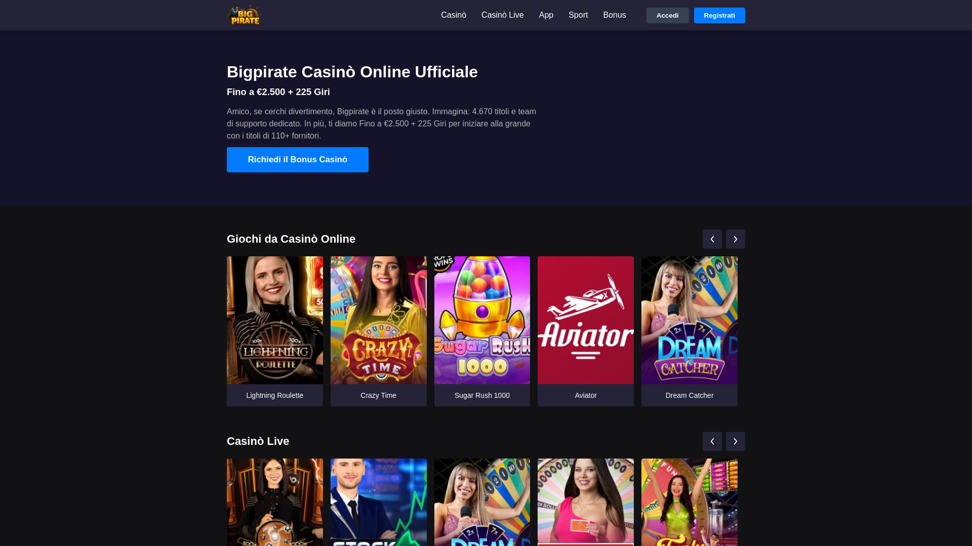 website screenshot of https://bigpirate-it.pages.dev/