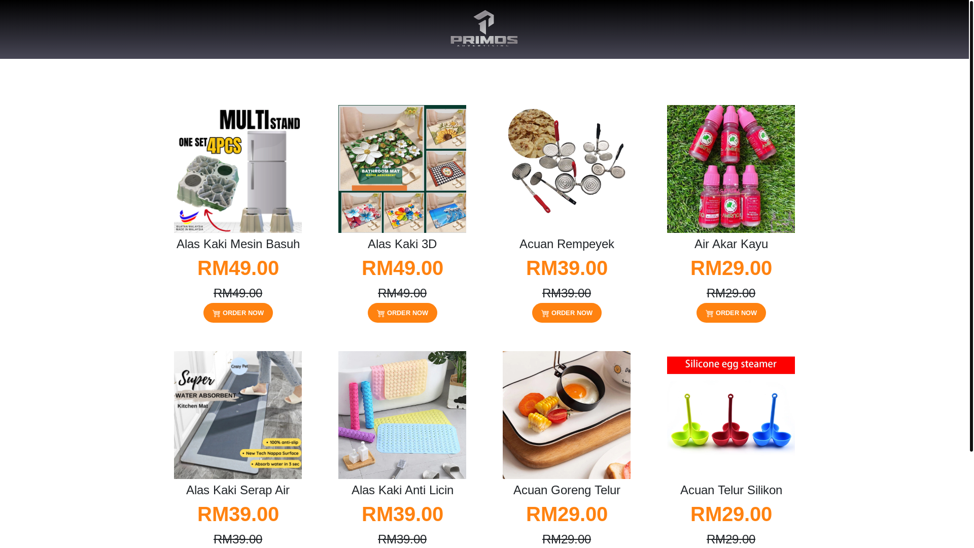 website screenshot of https://adawi.shop/