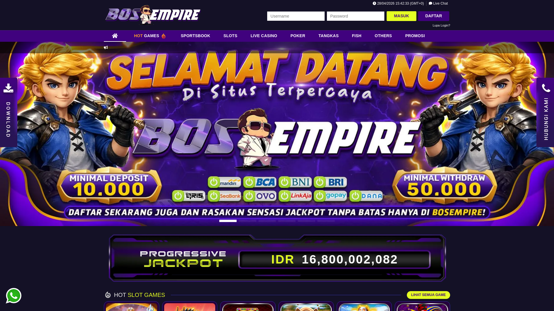 website screenshot of https://bosempiresiu.xyz/