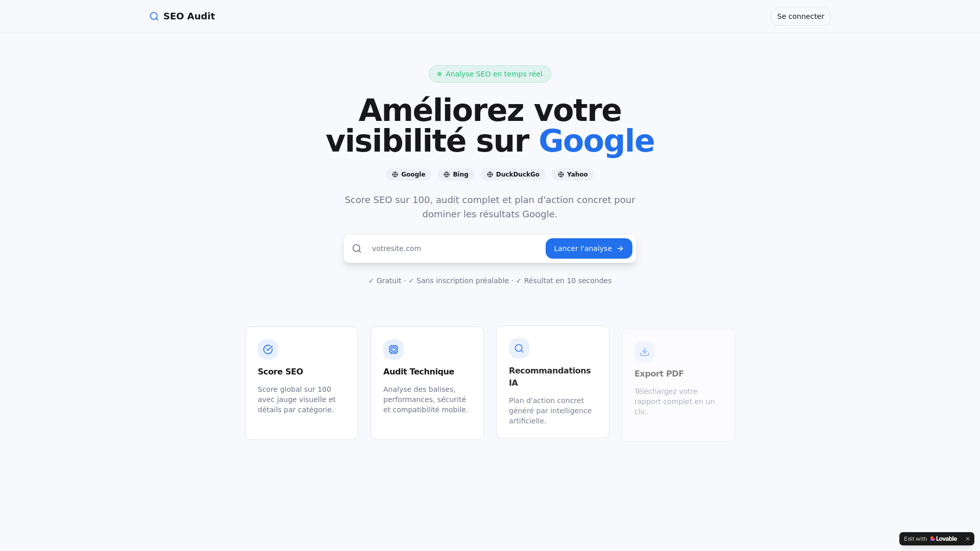 website screenshot of https://analyseso.online/
