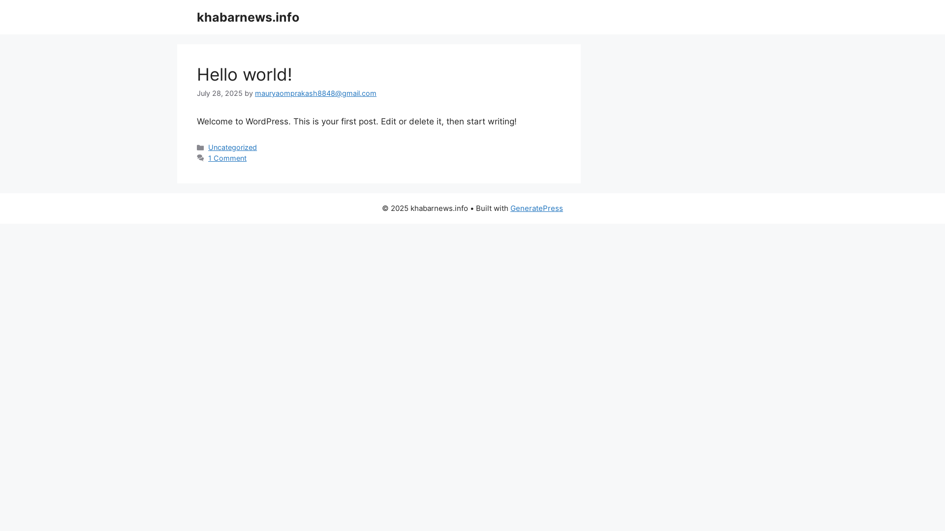 website screenshot of https://khabarnews.info/