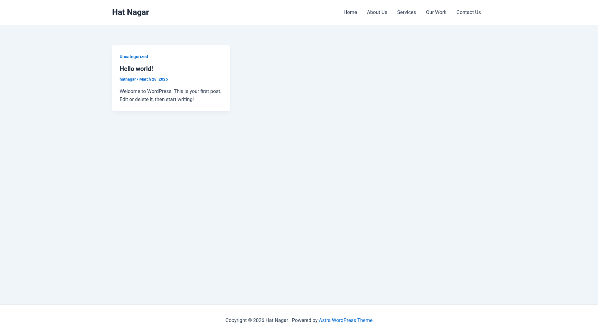 website screenshot of https://hatnagar.shop/