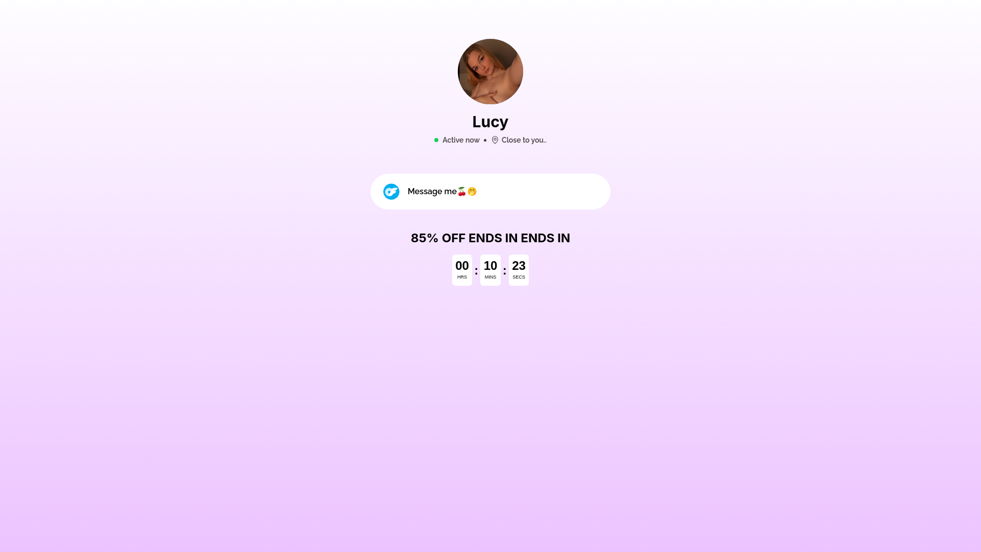 website screenshot of https://myjuicy.link/secretlucy