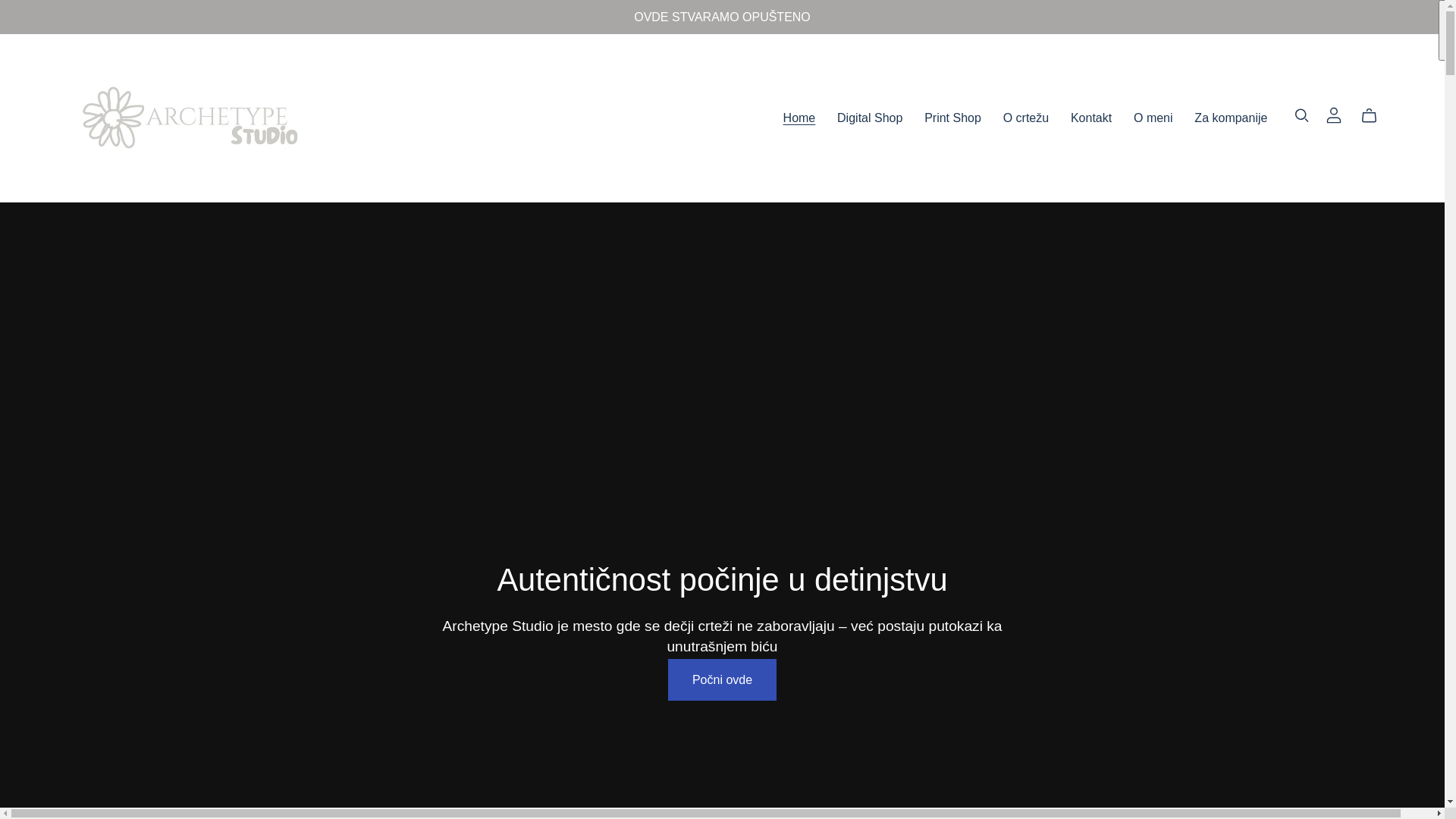 website screenshot of https://archetypestudio.art/