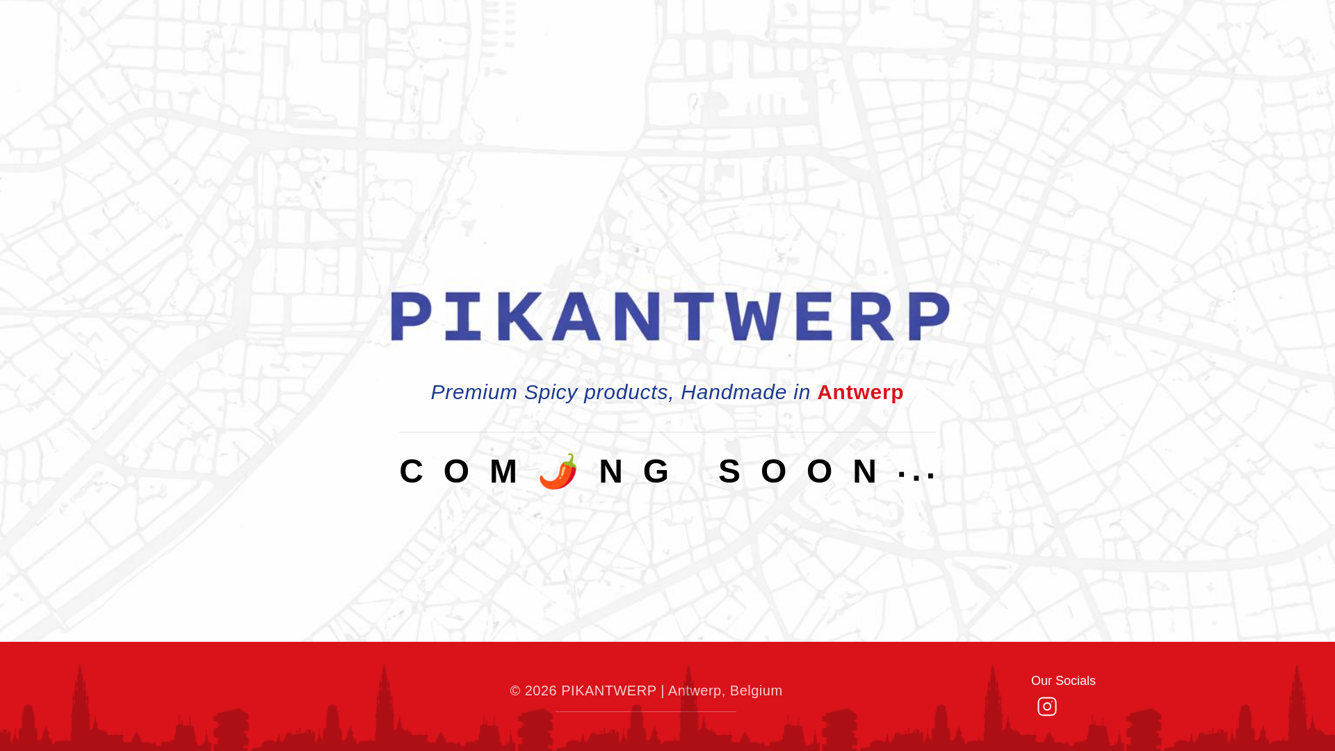 website screenshot of https://pikantwerp.com/