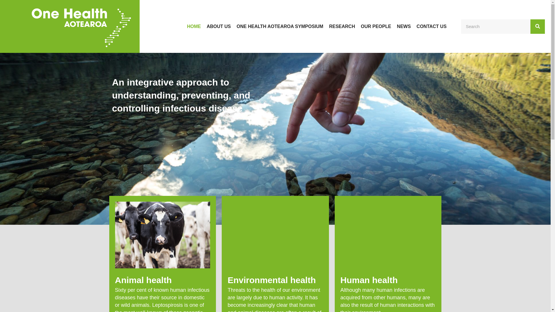 website screenshot of https://onehealth.org.nz/