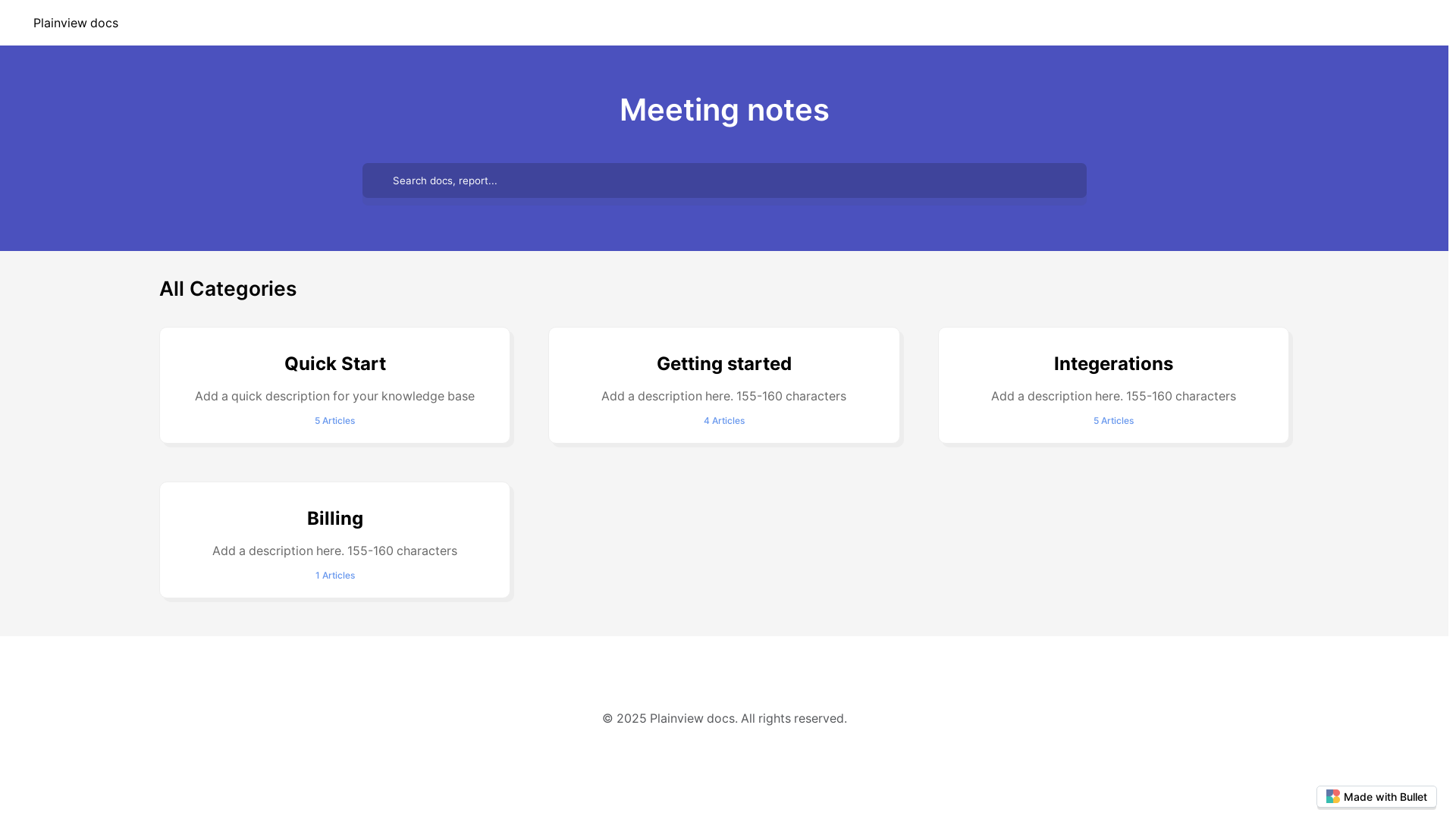website screenshot of https://plainview-docs-bullet.pages.dev/
