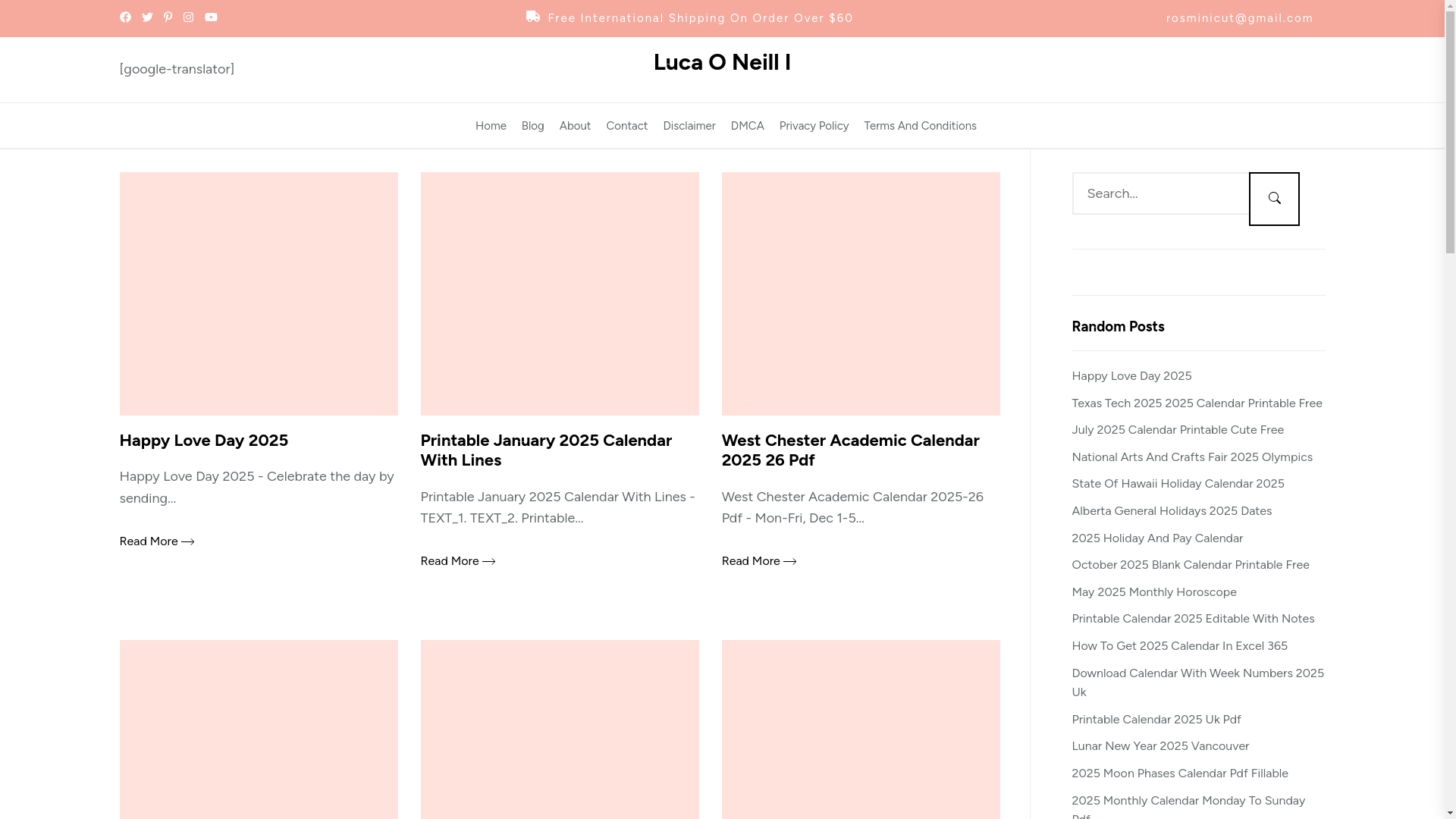website screenshot of https://lucaoneilli.pages.dev/