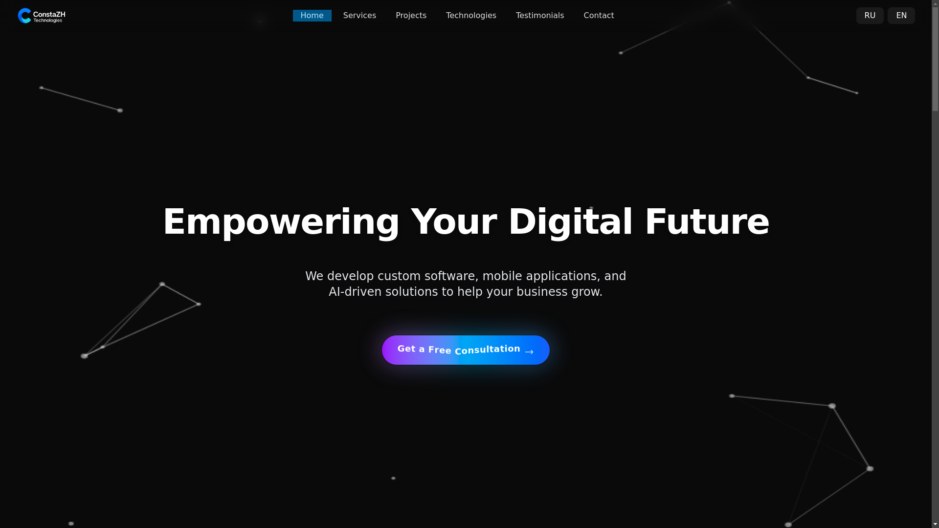 website screenshot of https://constazh-page.pages.dev/