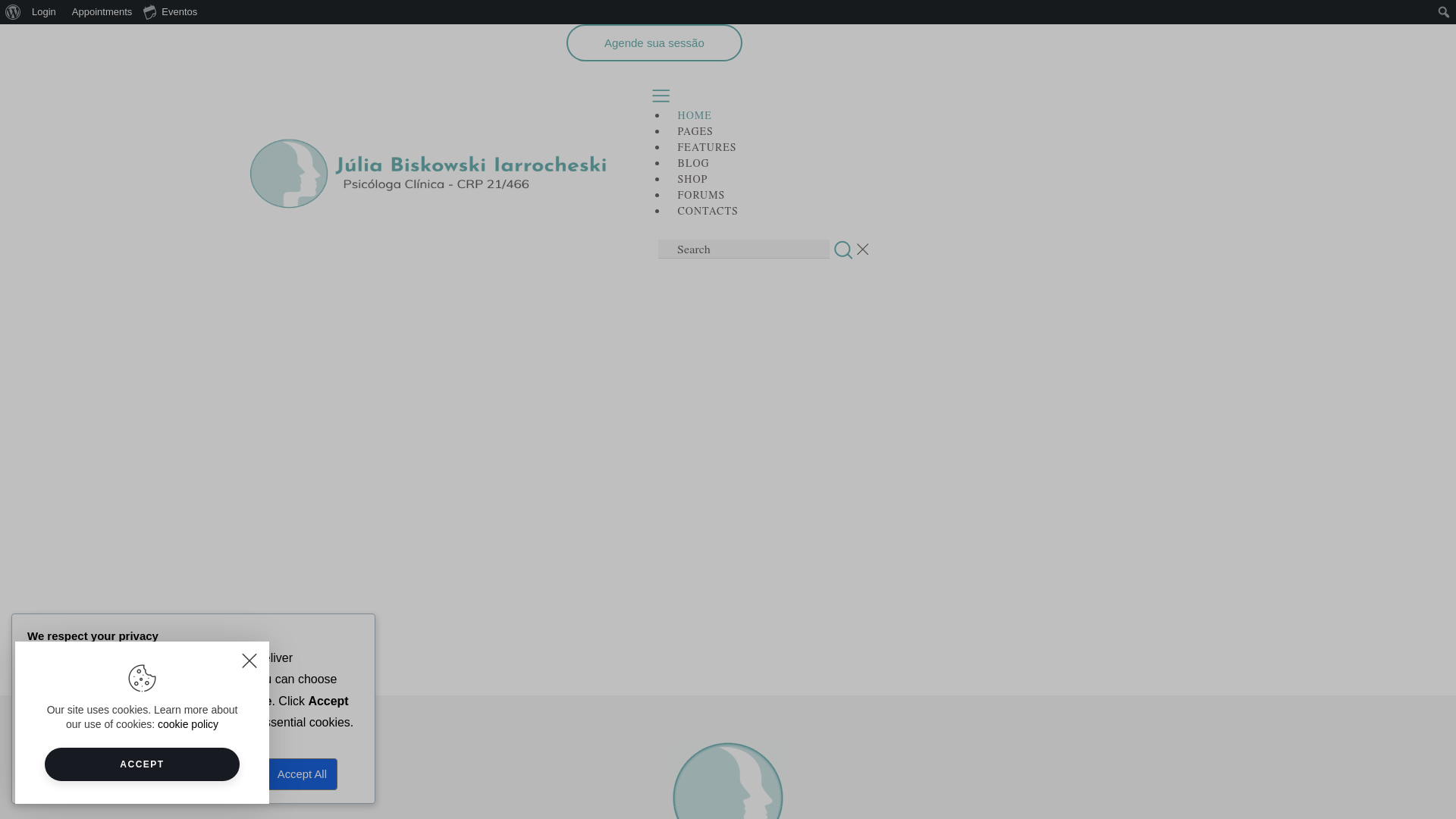 website screenshot of https://juliapsicoalimentar.com.br