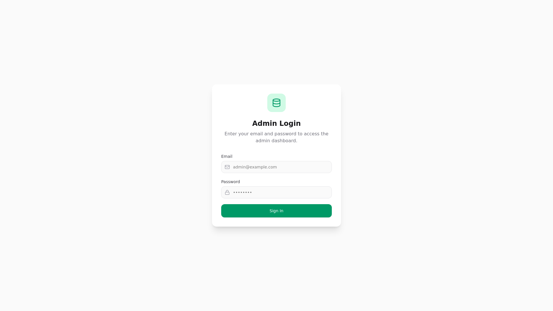 website screenshot of https://admin-panel-yzf.pages.dev/