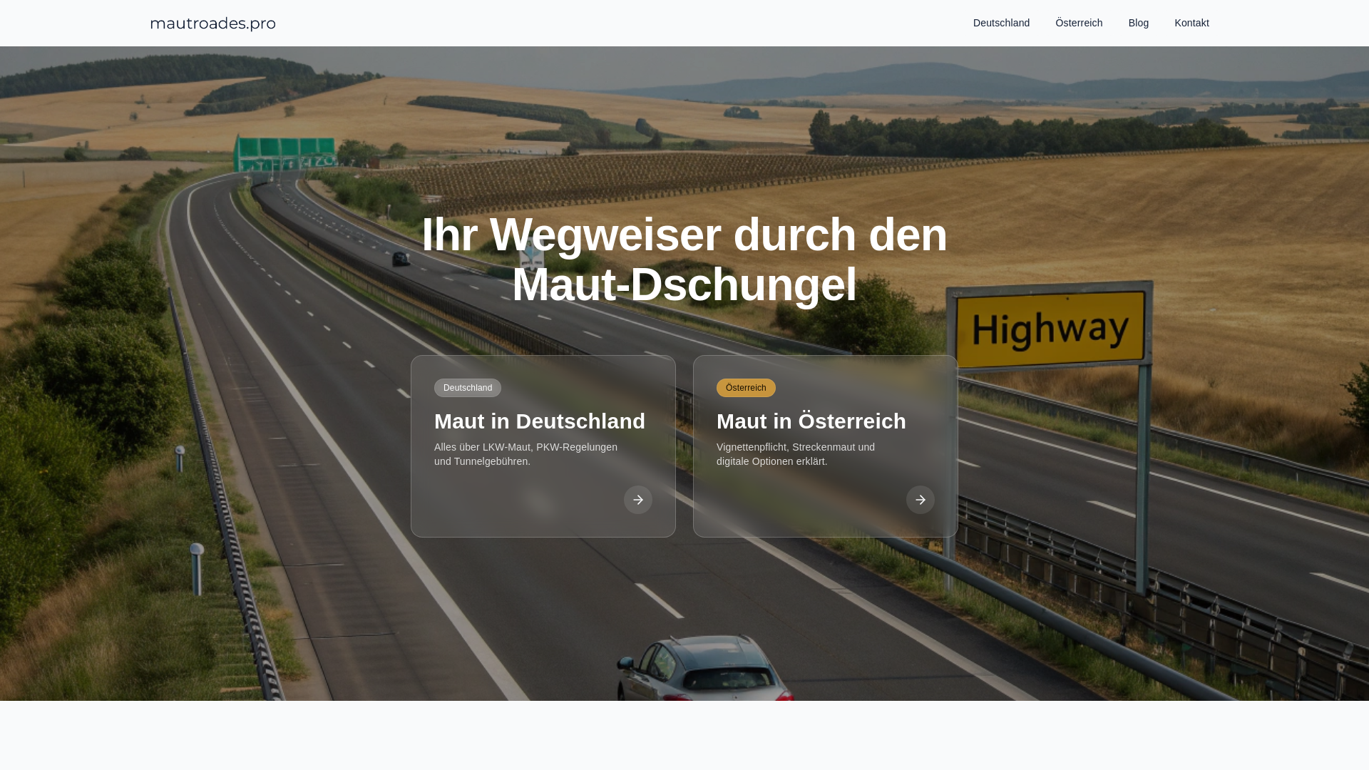 website screenshot of https://mautroades.pro/