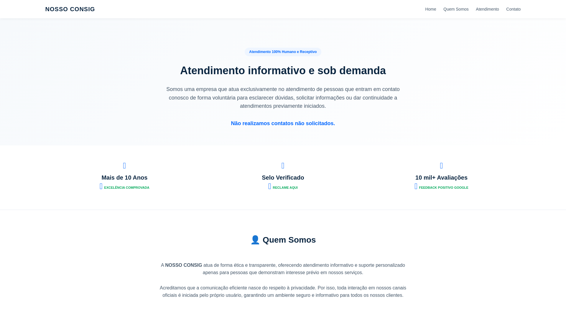 website screenshot of https://nosso-consig009.pages.dev/