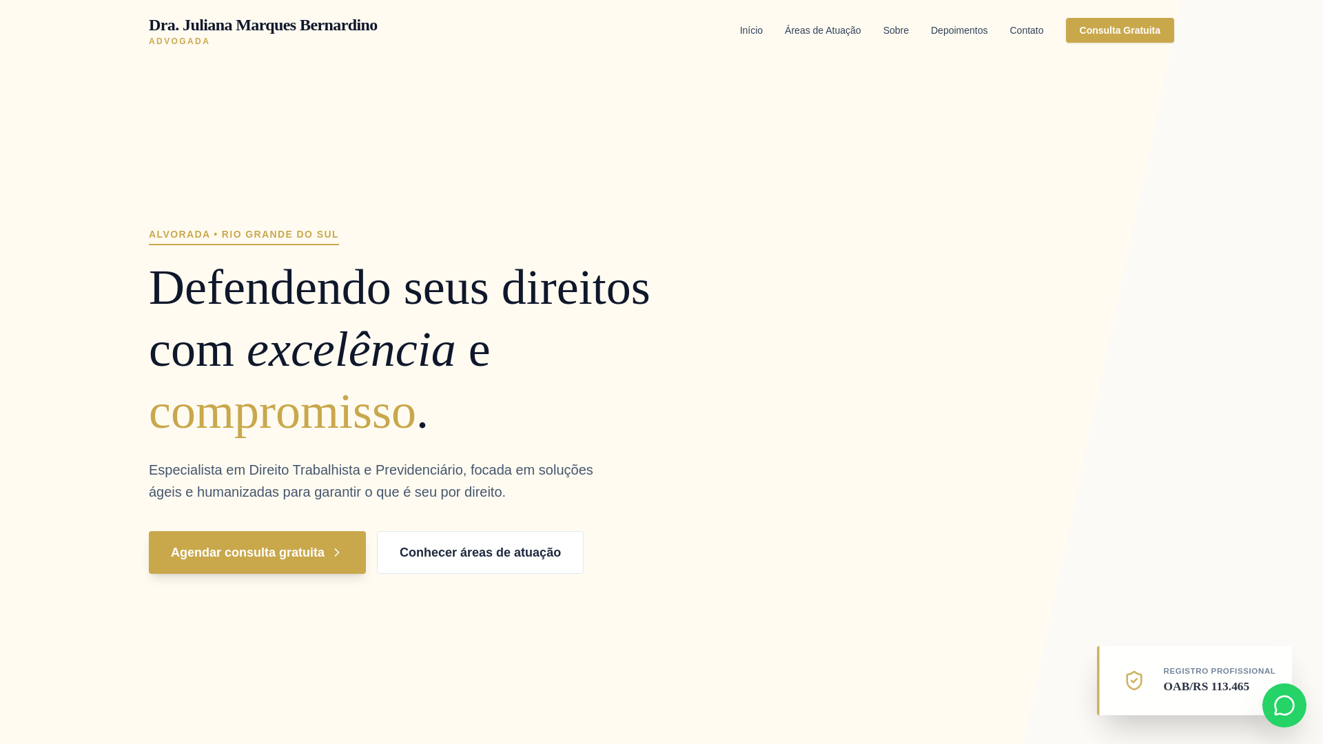 website screenshot of https://dra-juliana-marques-bernardino.pages.dev/
