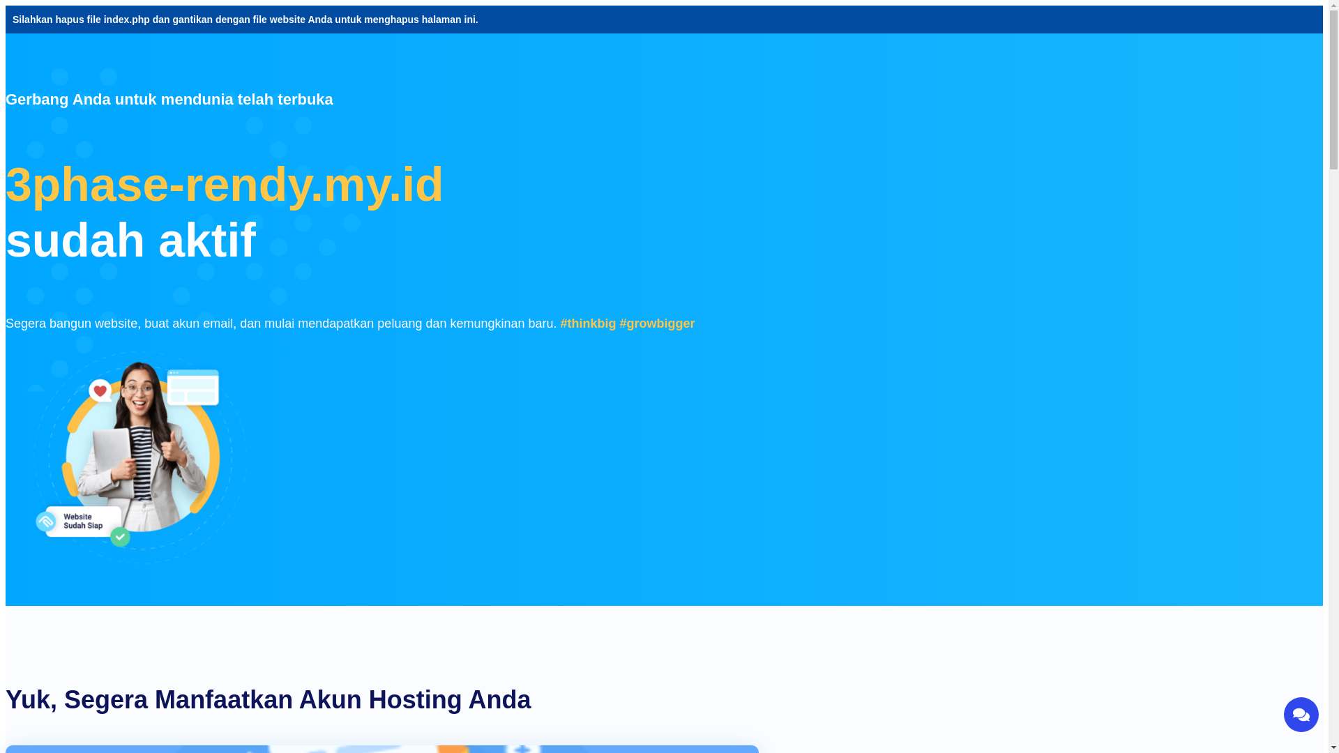 website screenshot of https://3phase-rendy.my.id/