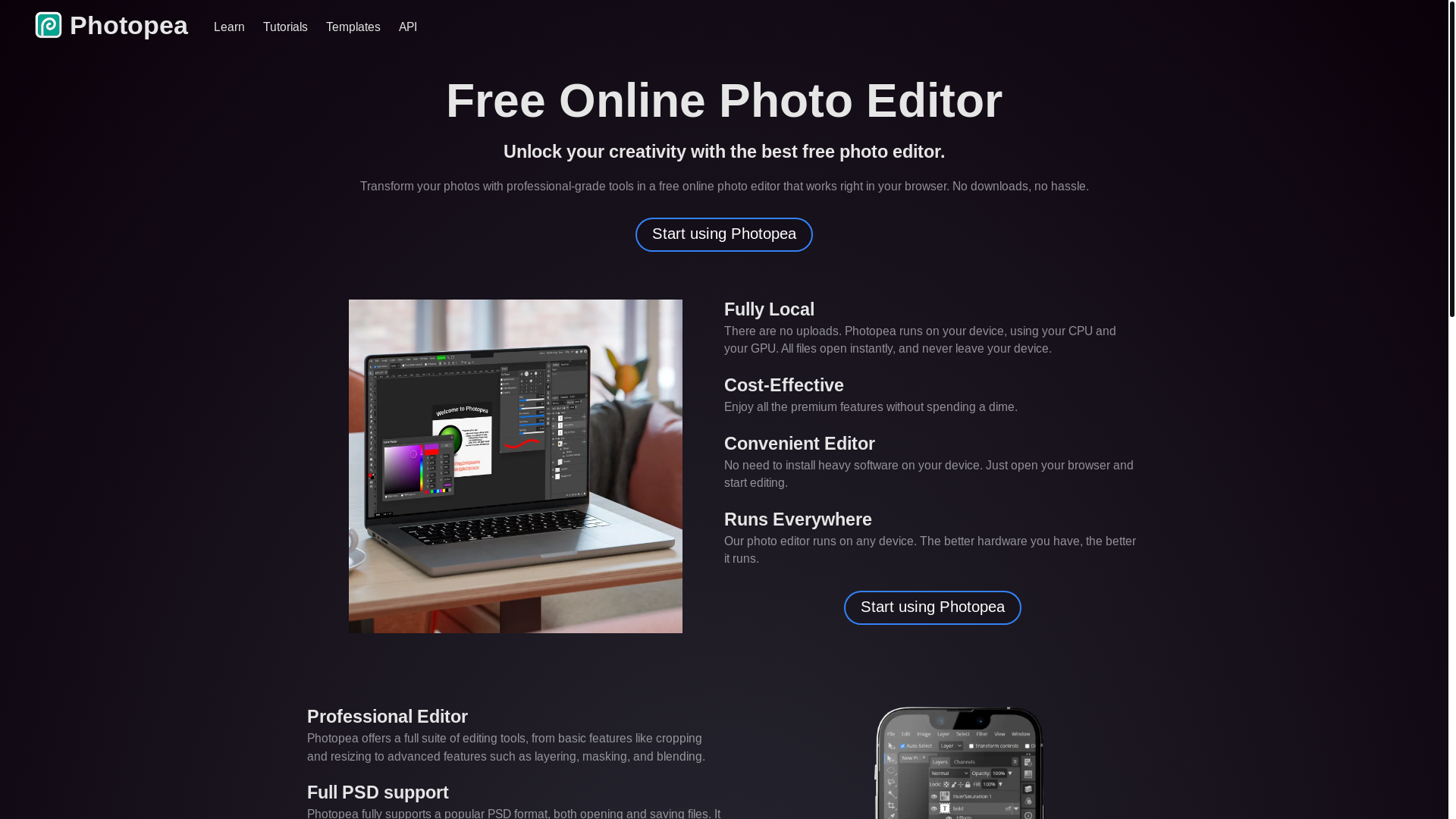 website screenshot of https://vecpea.com/