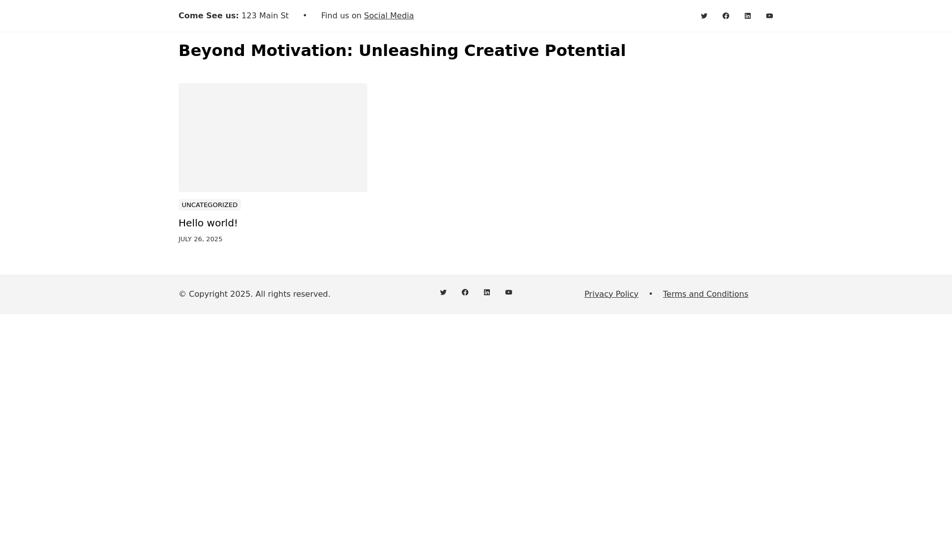 website screenshot of https://morganscreativebasin.com/