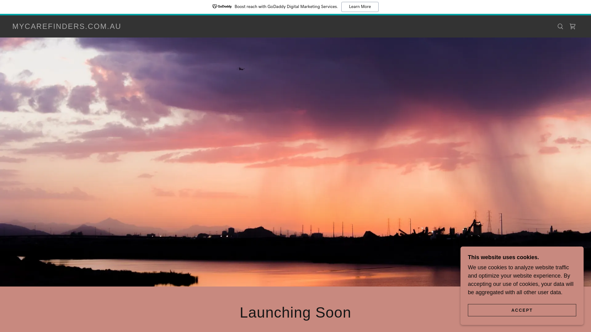 website screenshot of https://mycarefinders.com.au/