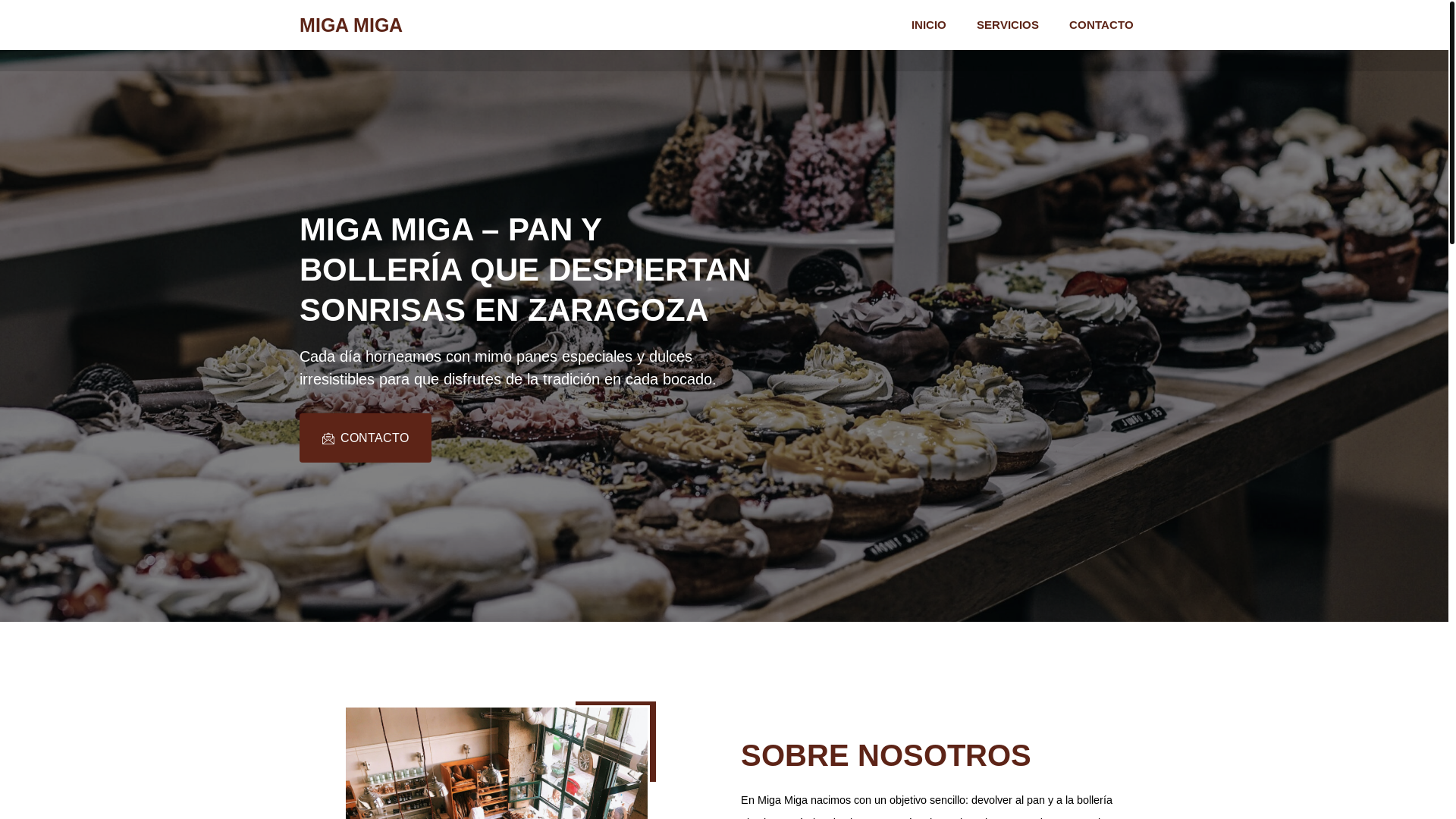 website screenshot of https://migamiga-zaragoza.es/