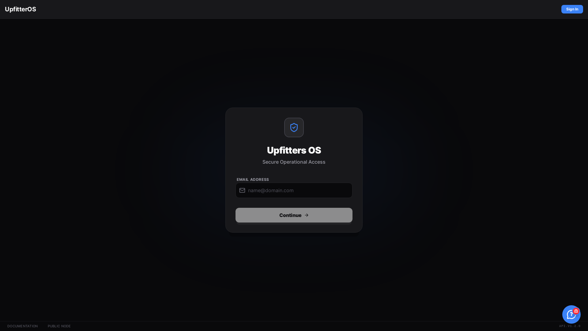 website screenshot of https://upfittersos.com