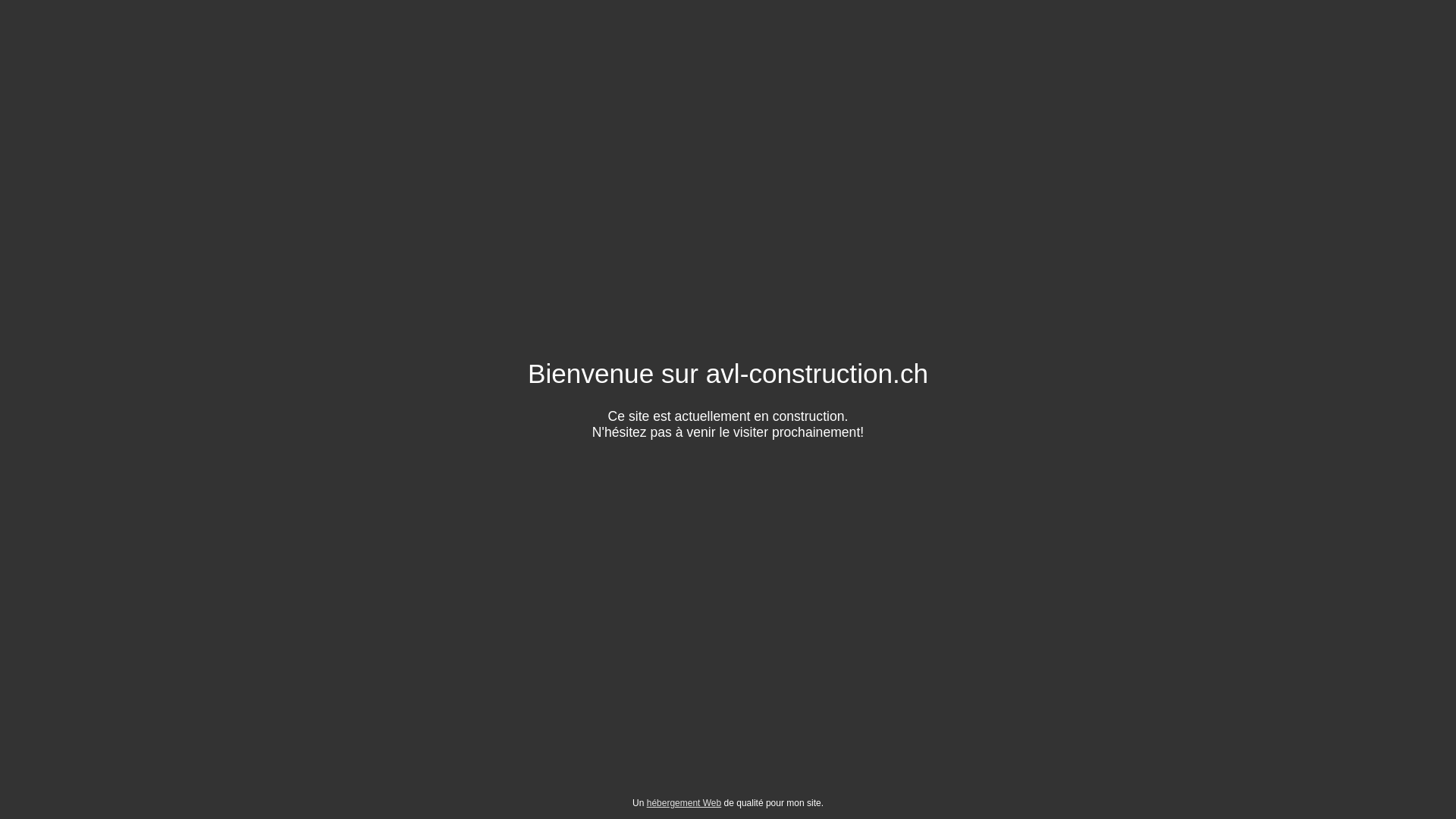 website screenshot of https://avl-construction.ch/