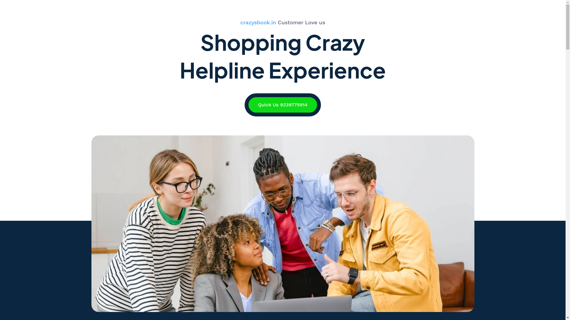 website screenshot of https://crazysbook.in/