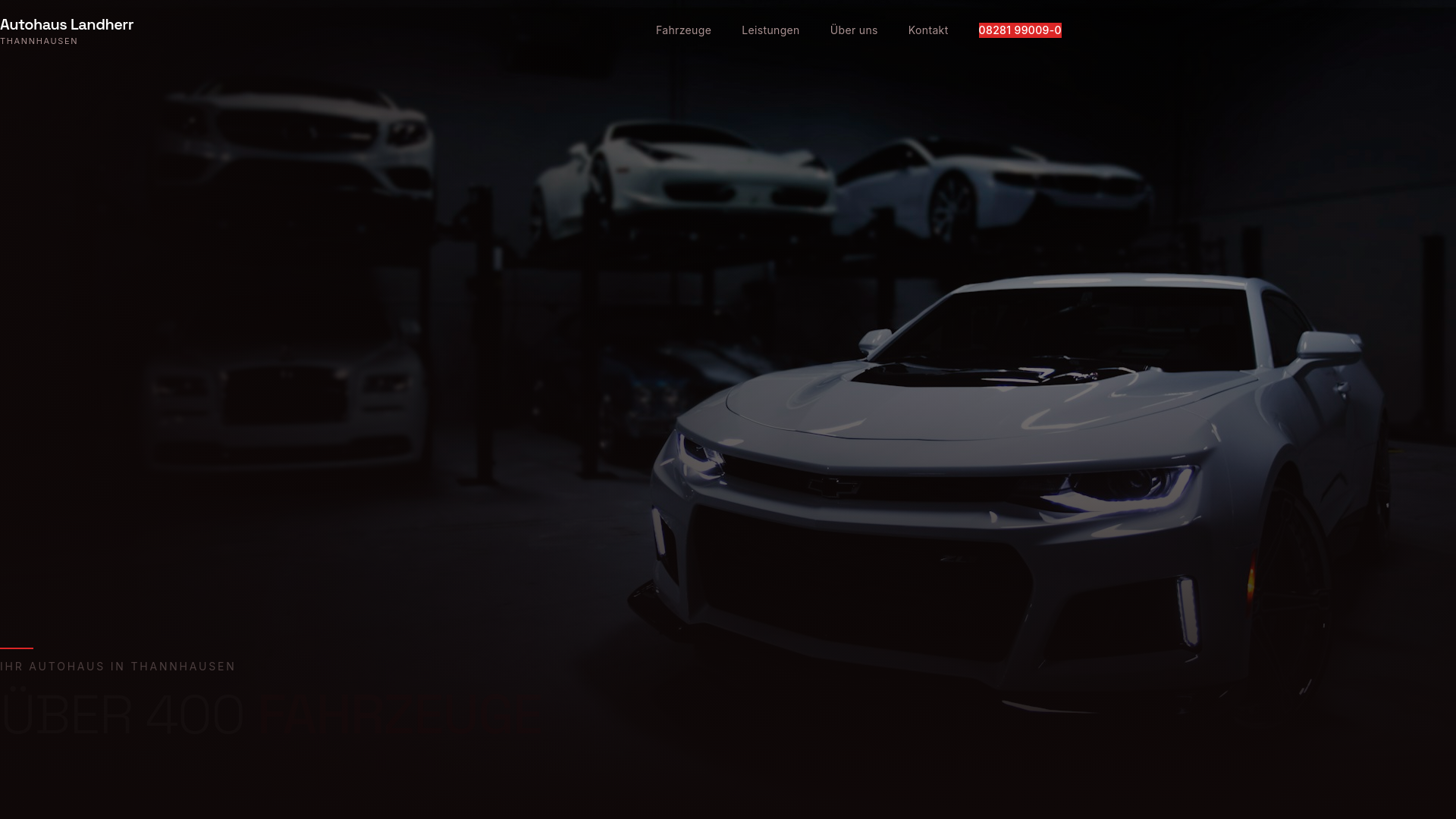website screenshot of https://autohaus-landherr-demo.pages.dev/